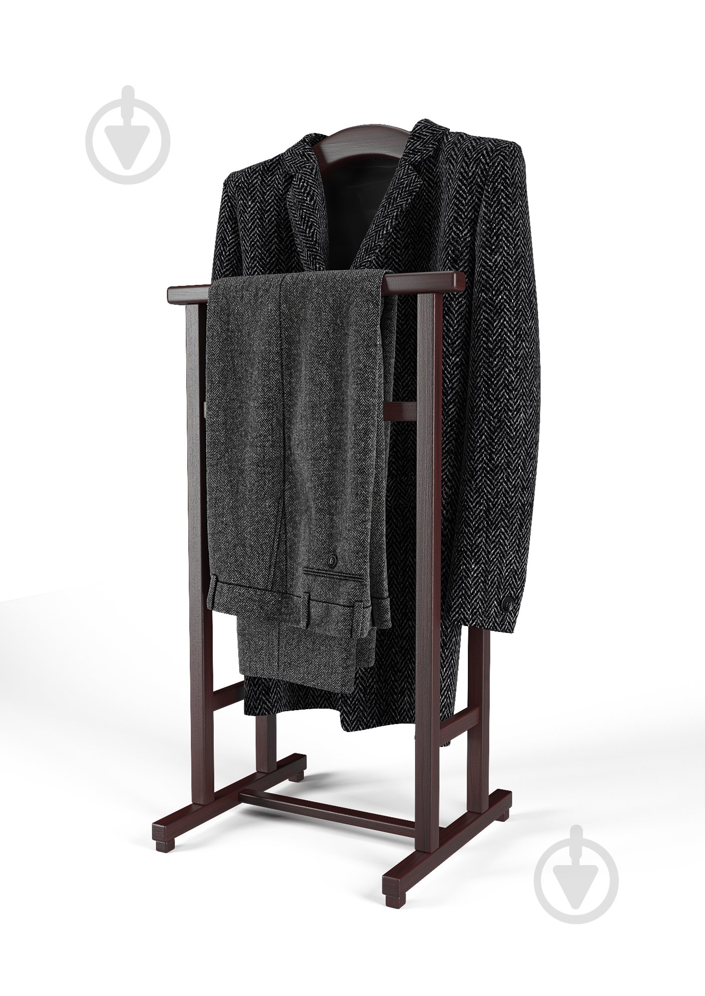 Вешалка для одежды Луч Монблан Сосна орех темный - фото 2