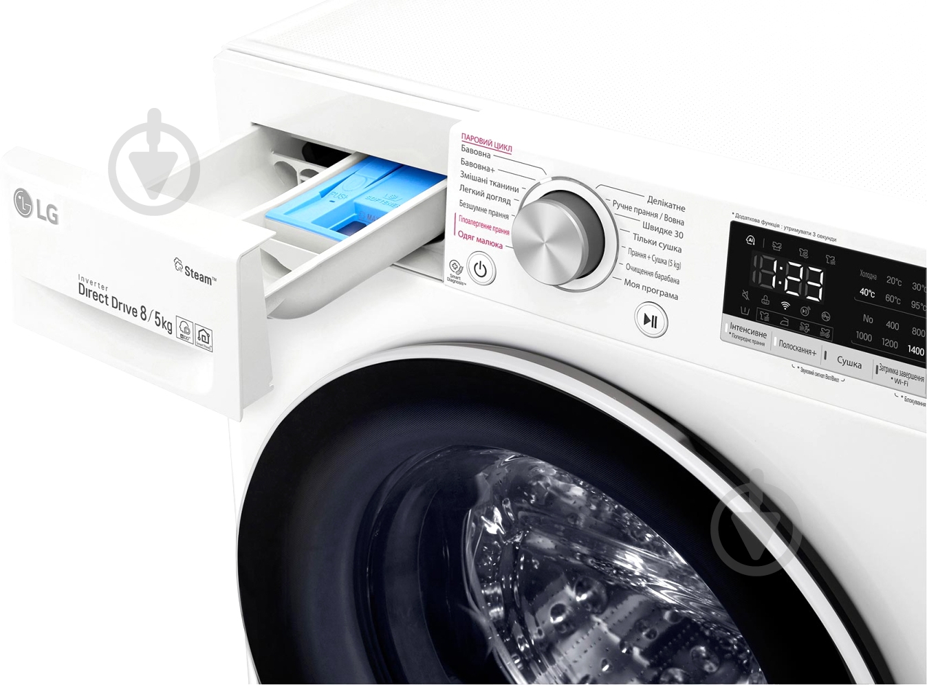 Стиральная машина с сушкой LG F4R5TG0W - фото 7