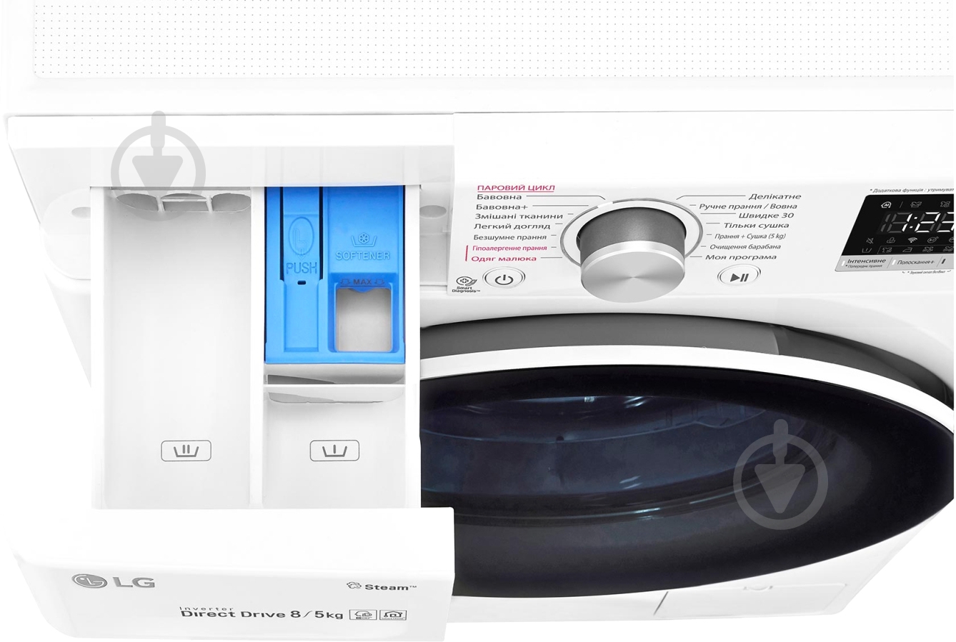 Стиральная машина с сушкой LG F4R5TG0W - фото 9