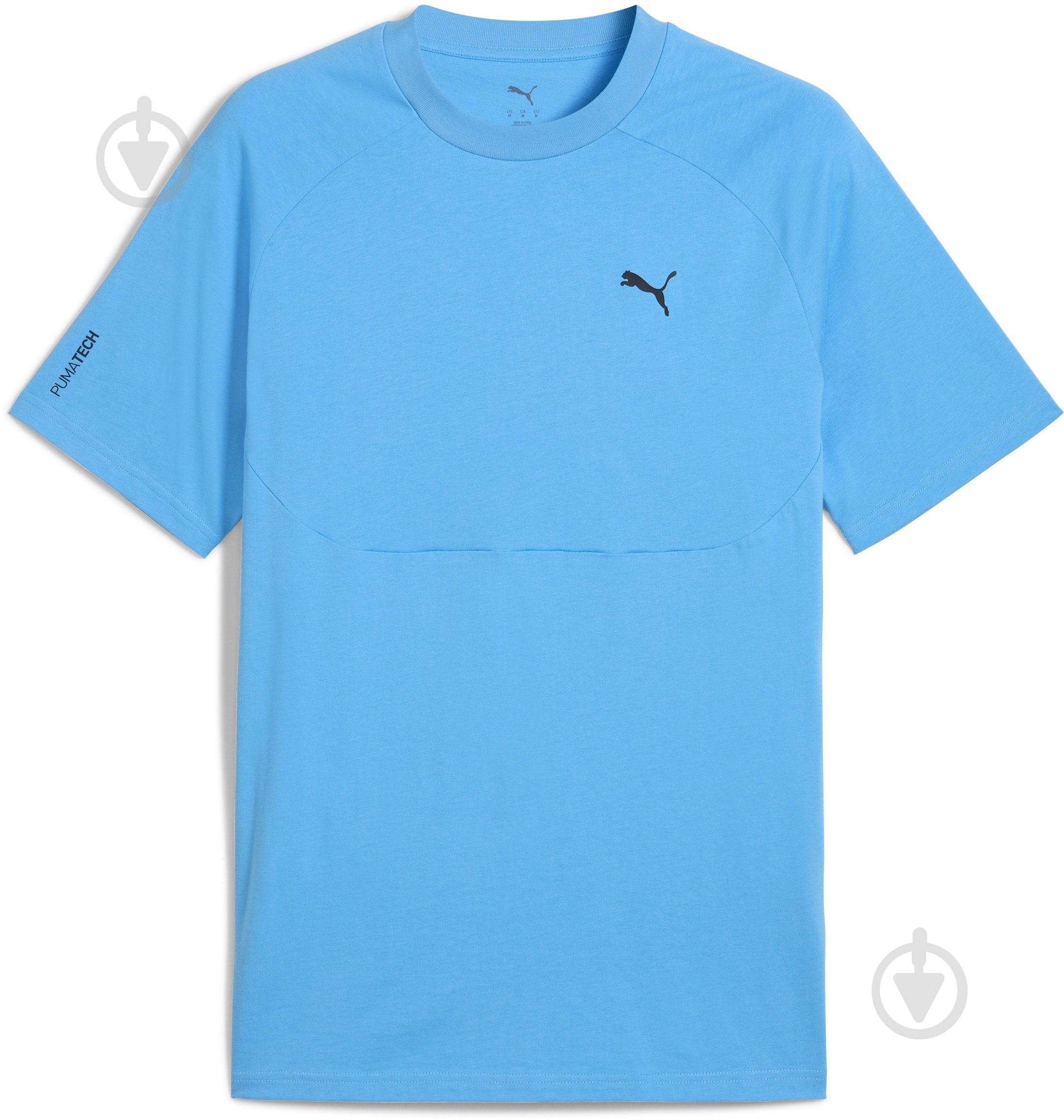 Футболка Puma PUMATECH Tee 68459857 р.L блакитний - фото 1 Футболка Puma PUMATECH Tee 68459857 р.L блакитний - фото 1