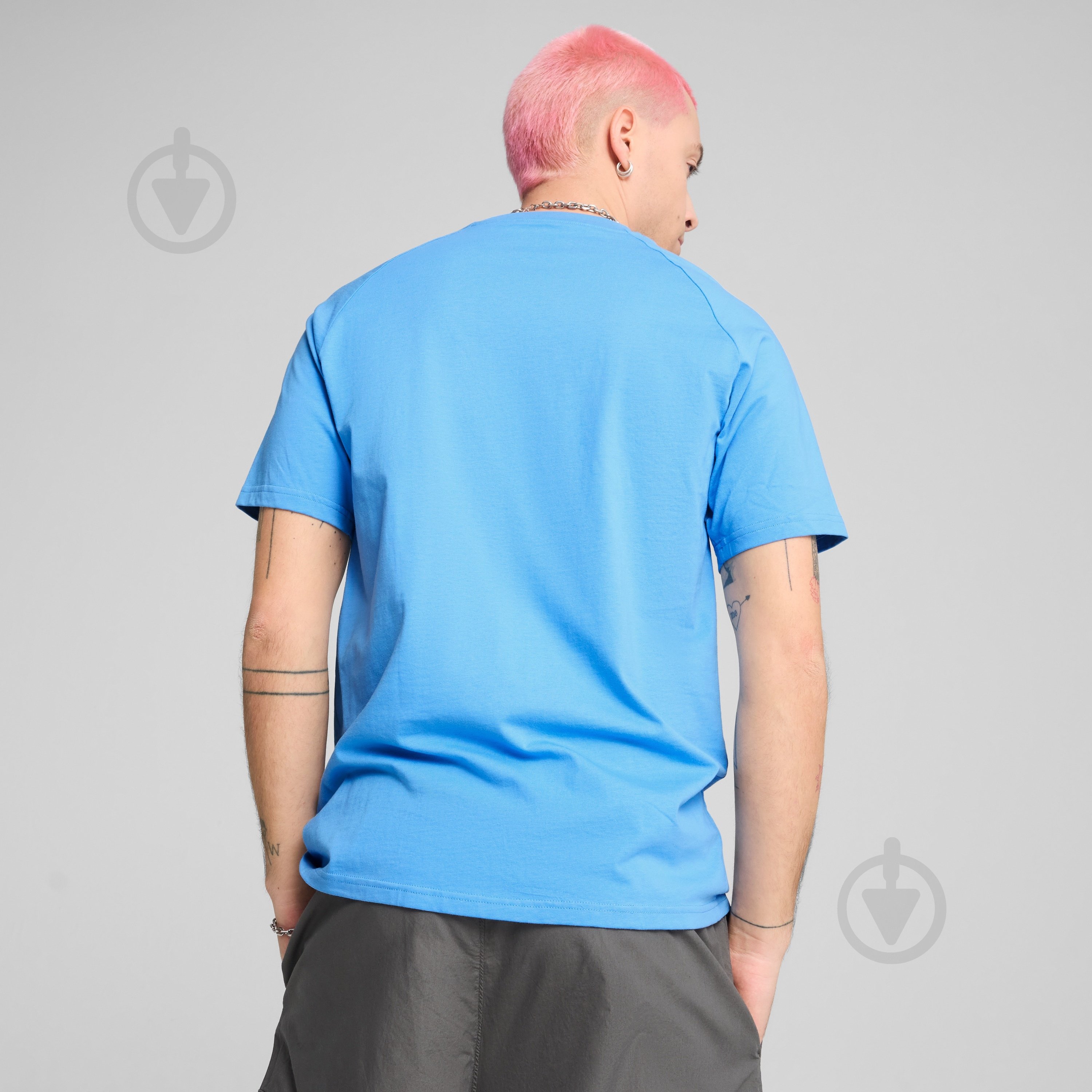 Футболка Puma PUMATECH Tee 68459857 р.L блакитний - фото 4 Футболка Puma PUMATECH Tee 68459857 р.L блакитний - фото 4