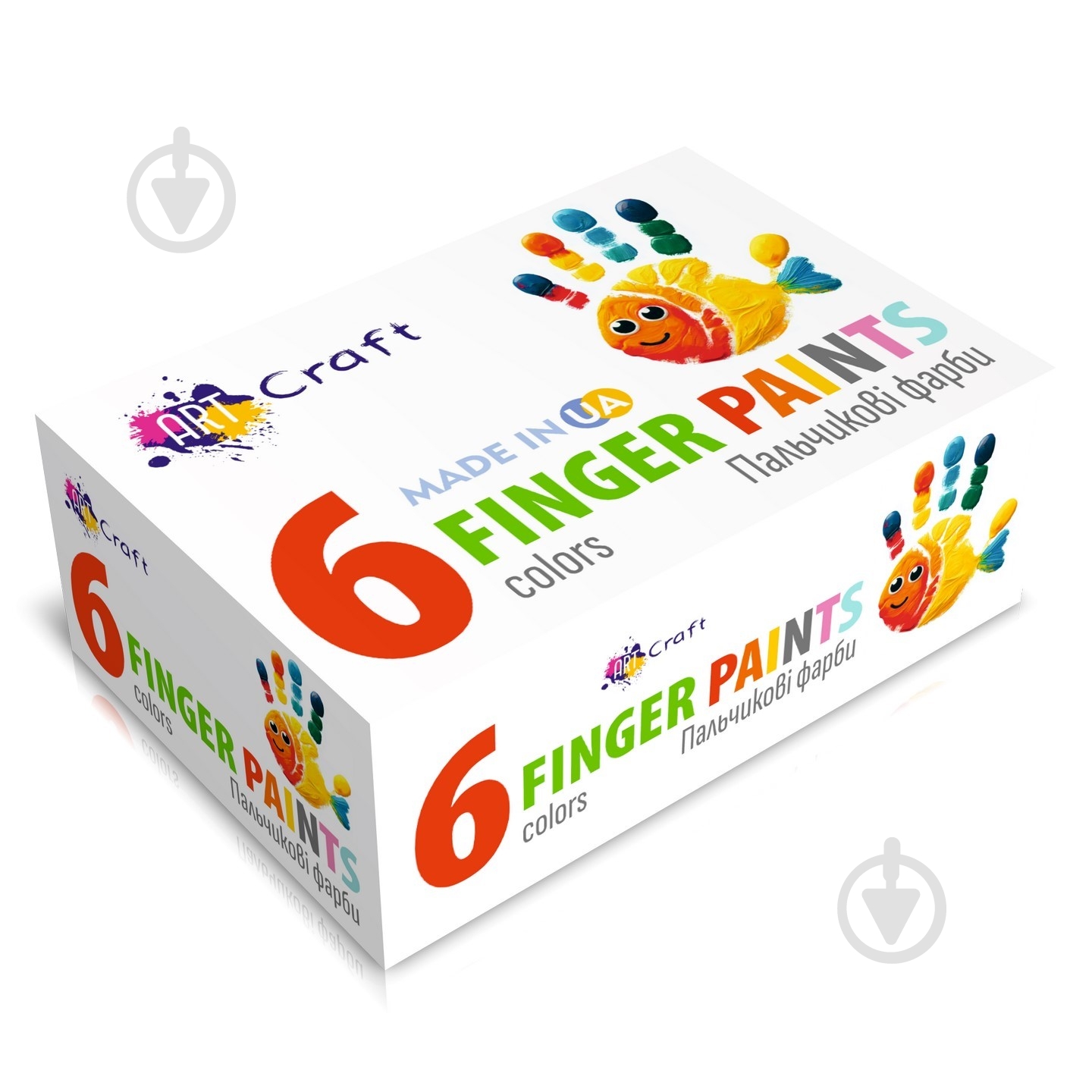 Набор красок пальчиковых 6 шт. по 20 мл 20 мл ART CRAFT - фото 1 Набор красок пальчиковых 6 шт. по 20 мл 20 мл ART CRAFT - фото 1