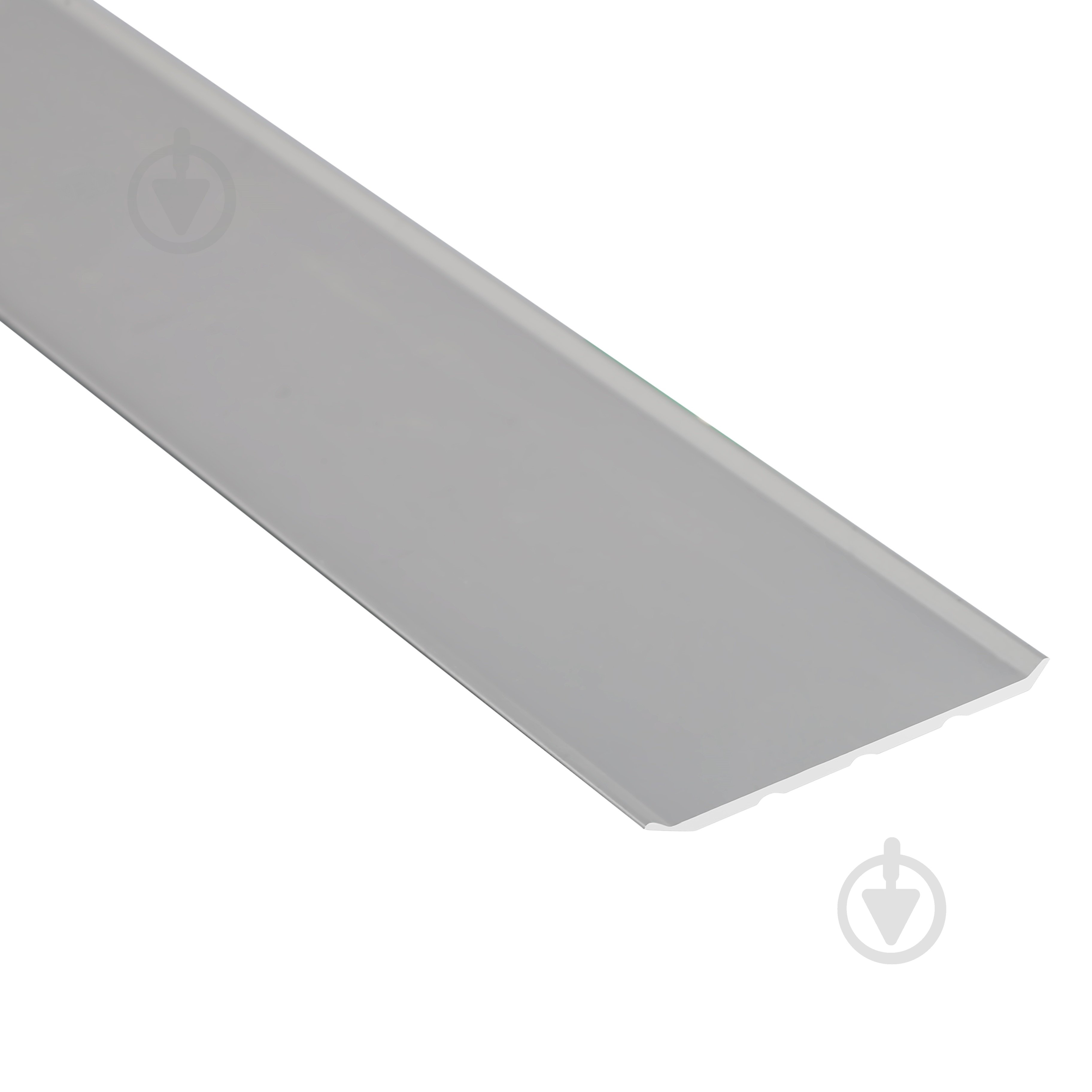 Порожек алюминиевый рифленый Braz Line 40x900 мм серебро - фото 2