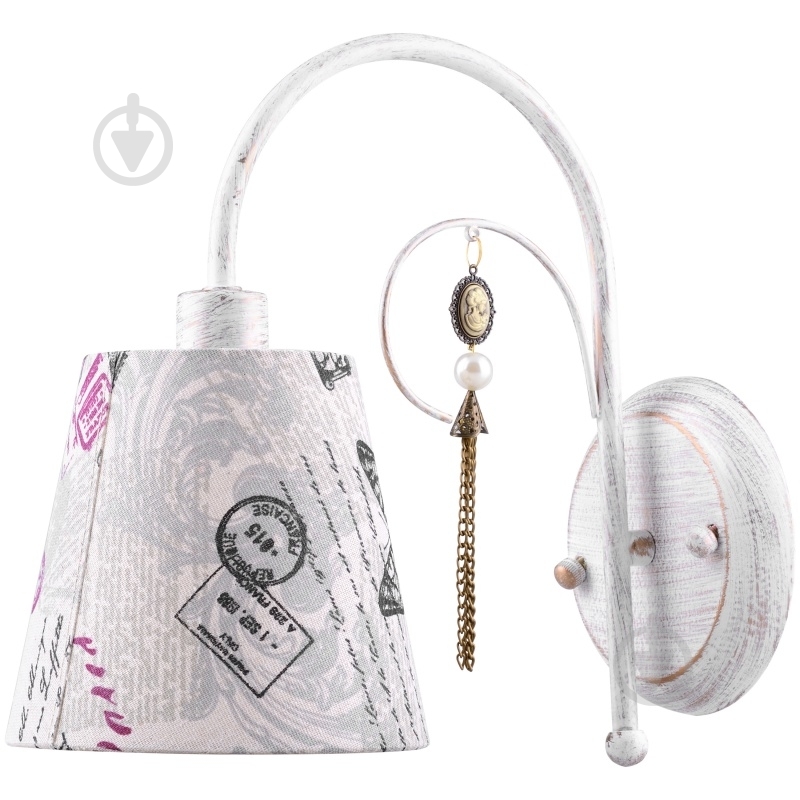 Бра Brille BKL-582W 40 Вт E14 белый 26-635 - фото 1
