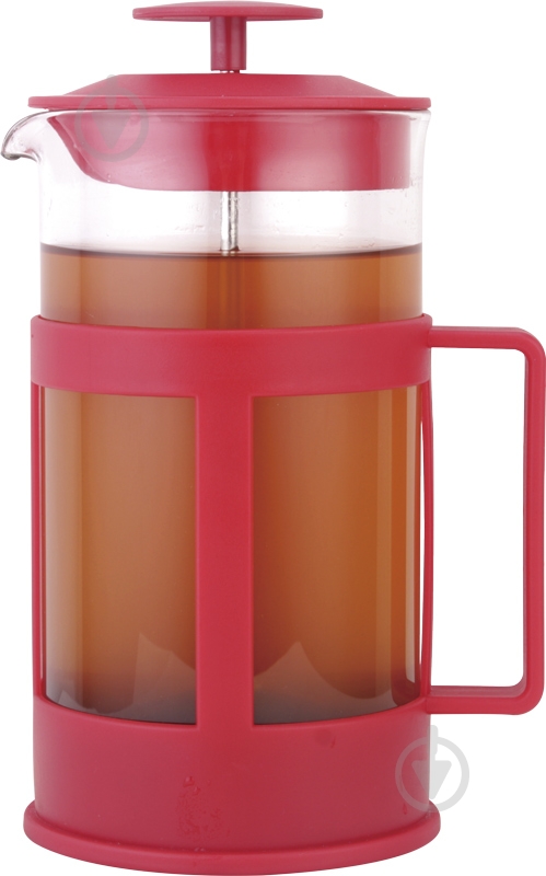 Френч-пресс UP! (Underprice) Basic Plast 1 л красный PL727 - фото 1 Френч-пресс UP! (Underprice) Basic Plast 1 л красный PL727 - фото 1
