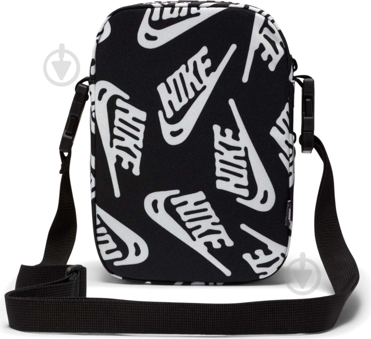 Сумка Nike HERITAGE DB4188-010 чорний із білим - фото 1