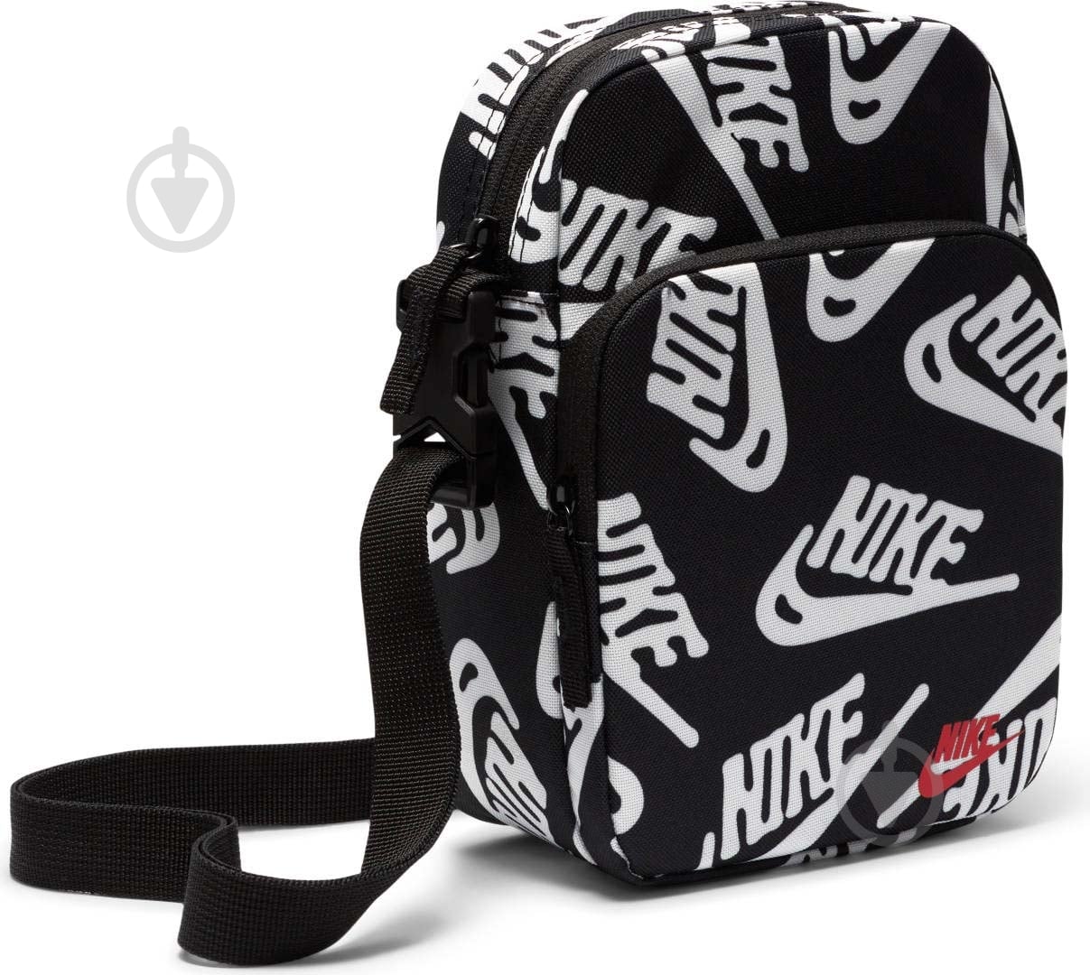 Сумка Nike HERITAGE DB4188-010 чорний із білим - фото 3