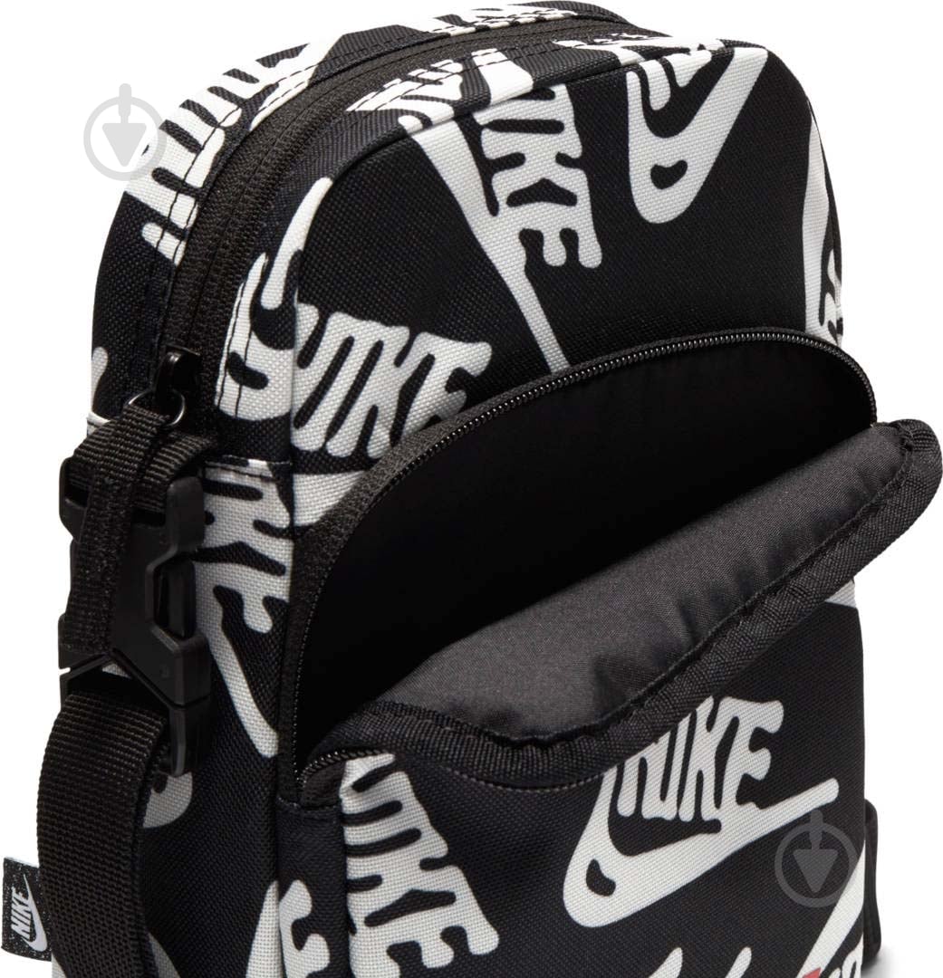 Сумка Nike HERITAGE DB4188-010 чорний із білим - фото 5