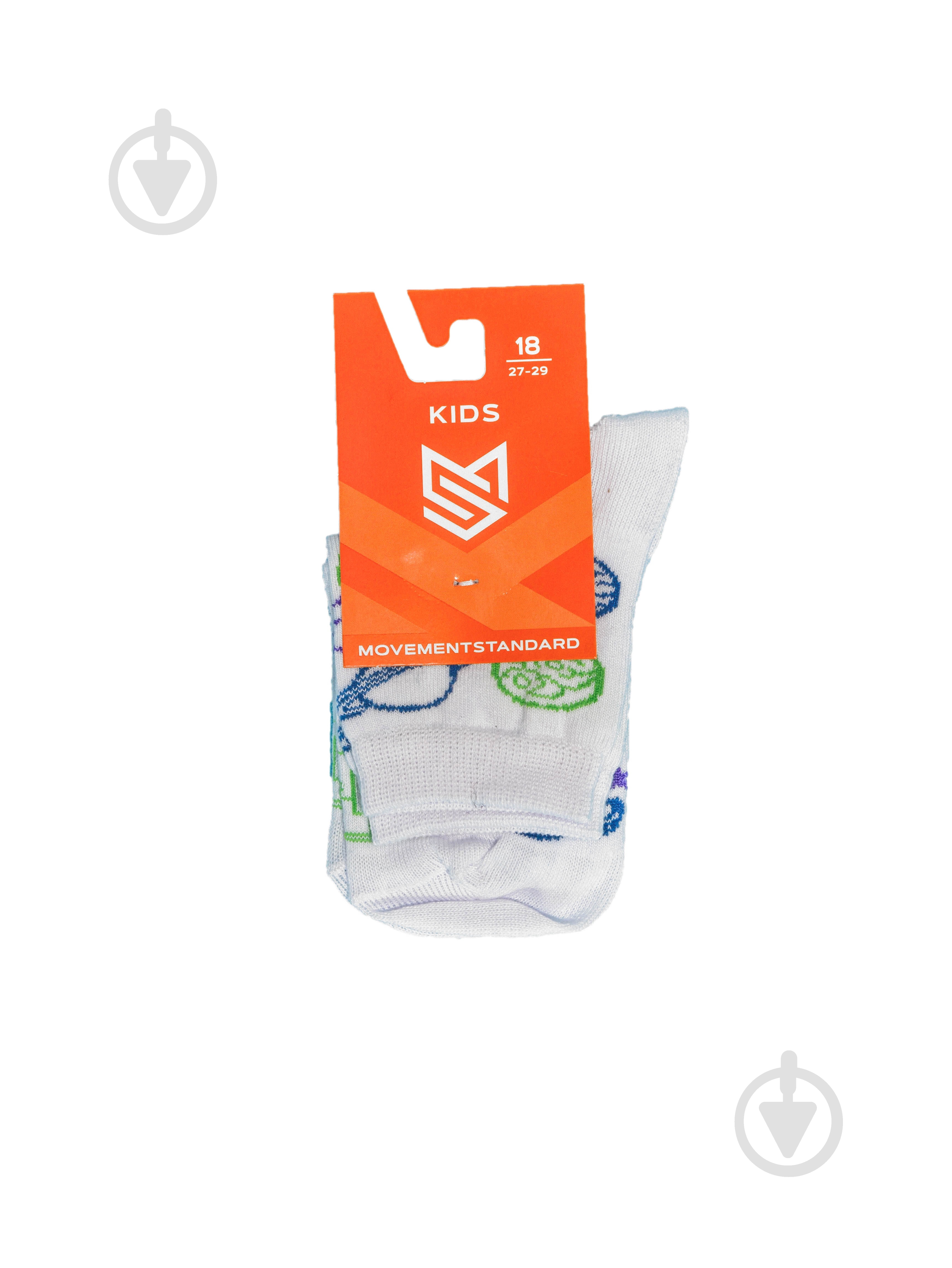 Носки детские унисекс MovementStandard 36 MS M0402S (image) р. 22 белый - фото 2