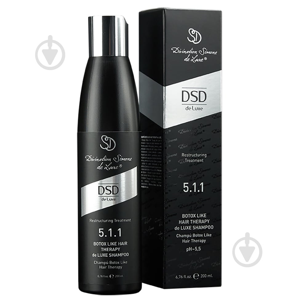 Шампунь DSD de Luxe 5.1.1 Botox Hair Therapy 200 мл - фото 1 Шампунь DSD de Luxe 5.1.1 Botox Hair Therapy 200 мл - фото 1