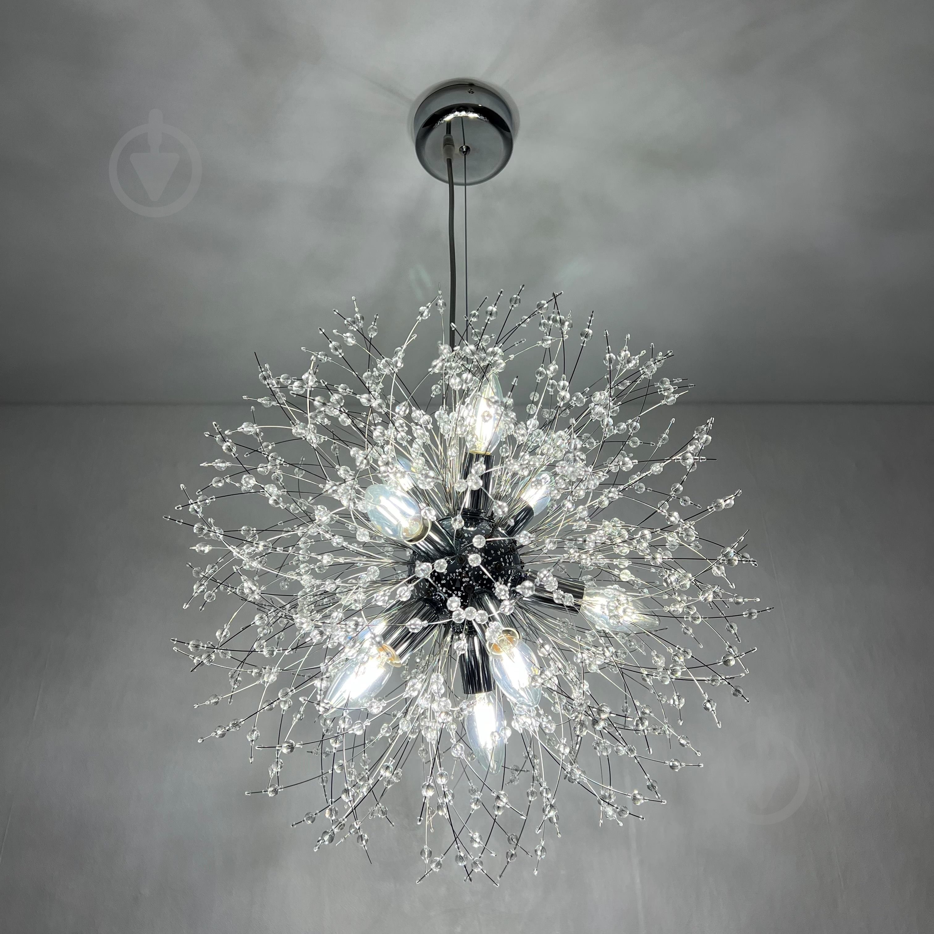 Люстра підвісна Luminaria Roxy 9xE14 ROXY P 9xE14 R500 CHROME - фото 4