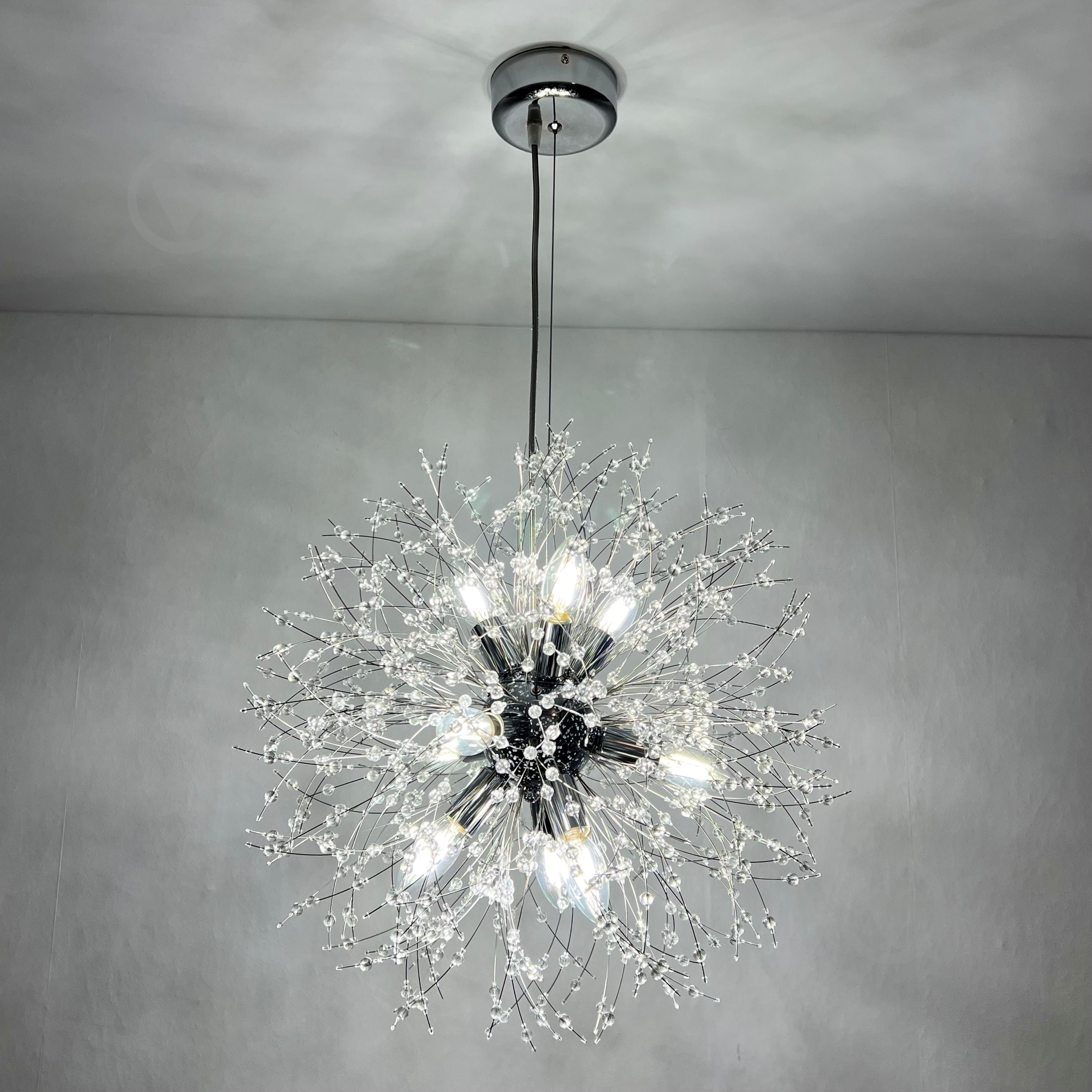 Люстра підвісна Luminaria Roxy 9xE14 ROXY P 9xE14 R500 CHROME - фото 3