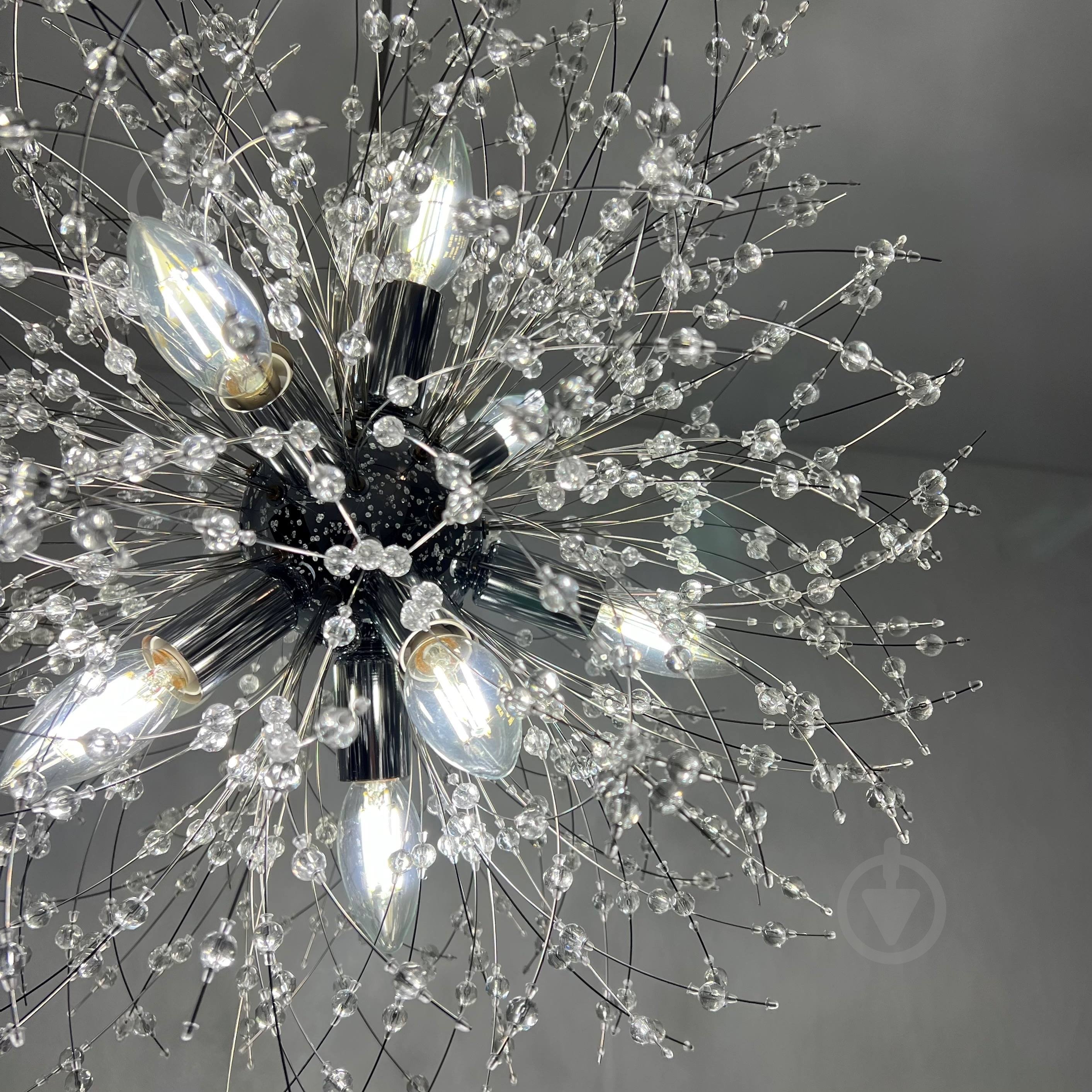 Люстра підвісна Luminaria Roxy 9xE14 ROXY P 9xE14 R500 CHROME - фото 2