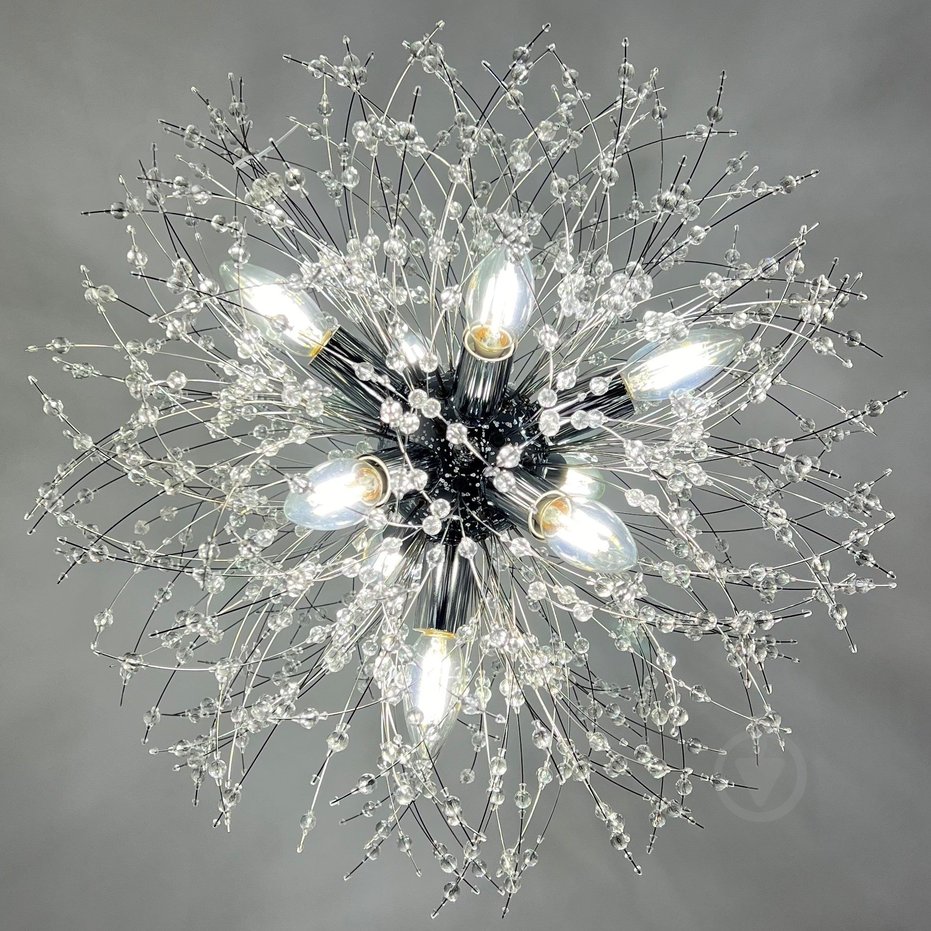 Люстра підвісна Luminaria Roxy 9xE14 ROXY P 9xE14 R500 CHROME - фото 6