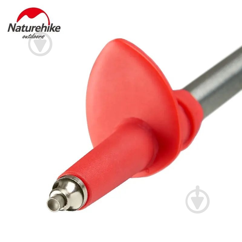 Трекинговая палка Naturehike 3-секционная ST06 NH17D006-D, белая (1шт) 6927595748589 - фото 3