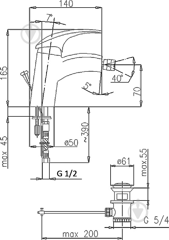 Смеситель для биде KFA AMETYST 407-014-00 - фото 5 Смеситель для биде KFA AMETYST 407-014-00 - фото 5