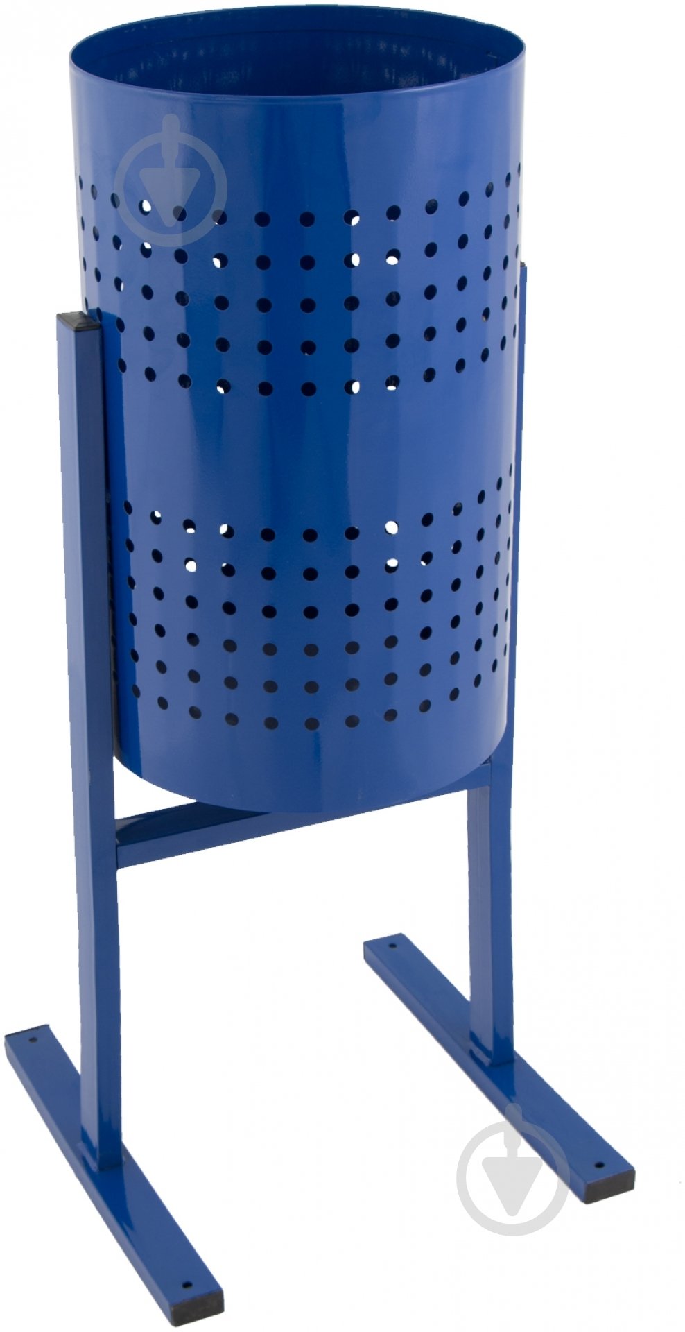 Урна металлическая круглая 37 л в ассортименте - фото 2