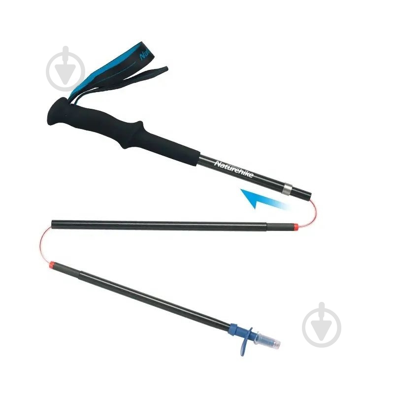 Трекинговая палка Naturehike ST08 NH18D020-Z, 120 см, бордовая (1шт) 6927595748534 - фото 3