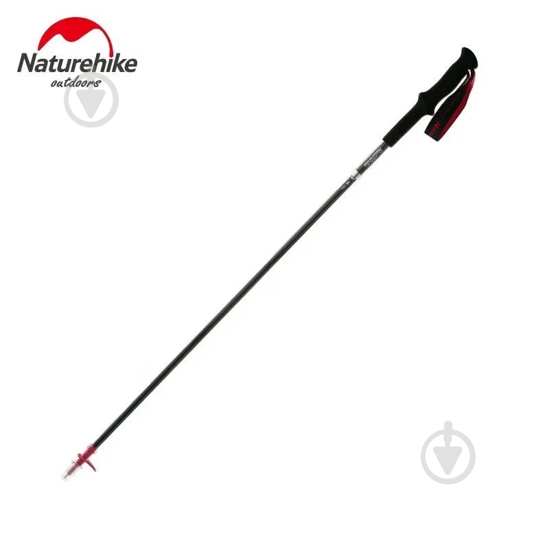 Трекинговая палка Naturehike ST08 NH18D020-Z, 120 см, бордовая (1шт) 6927595748534 - фото 2