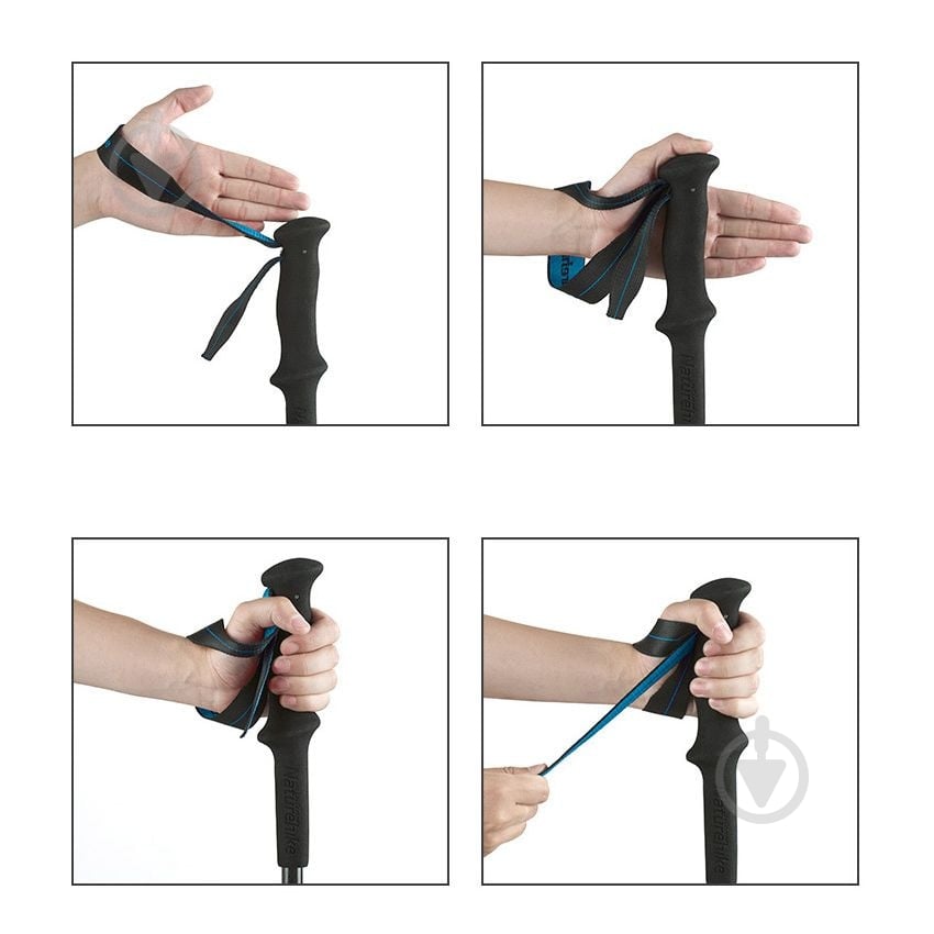 Трекинговая палка Naturehike ST08 NH18D020-Z, 110 см, бордовая (1шт) 6927595748527 - фото 3