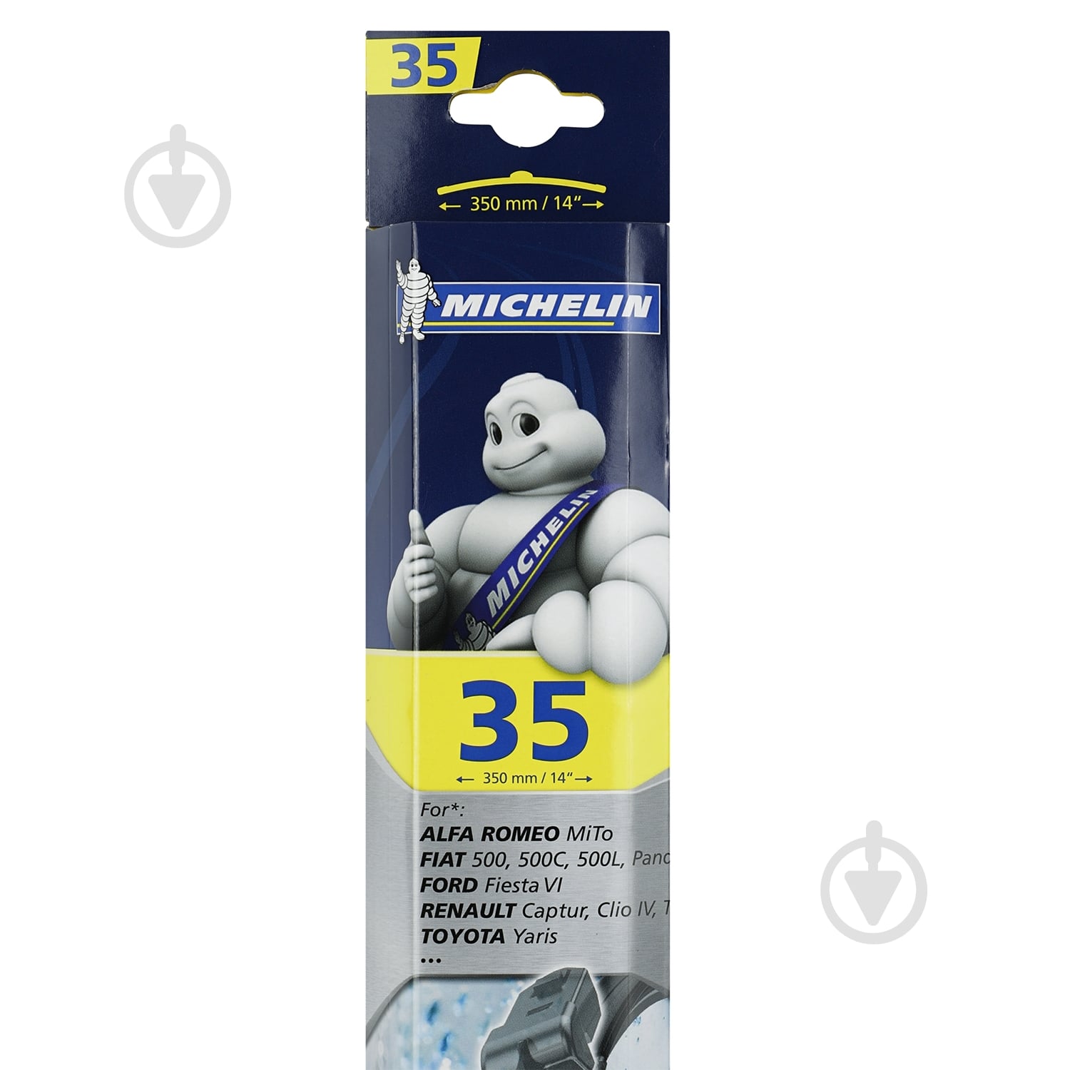 Щетка стеклоочистителя Michelin Total Performance Flat 14" 350 мм 1 шт. - фото 4