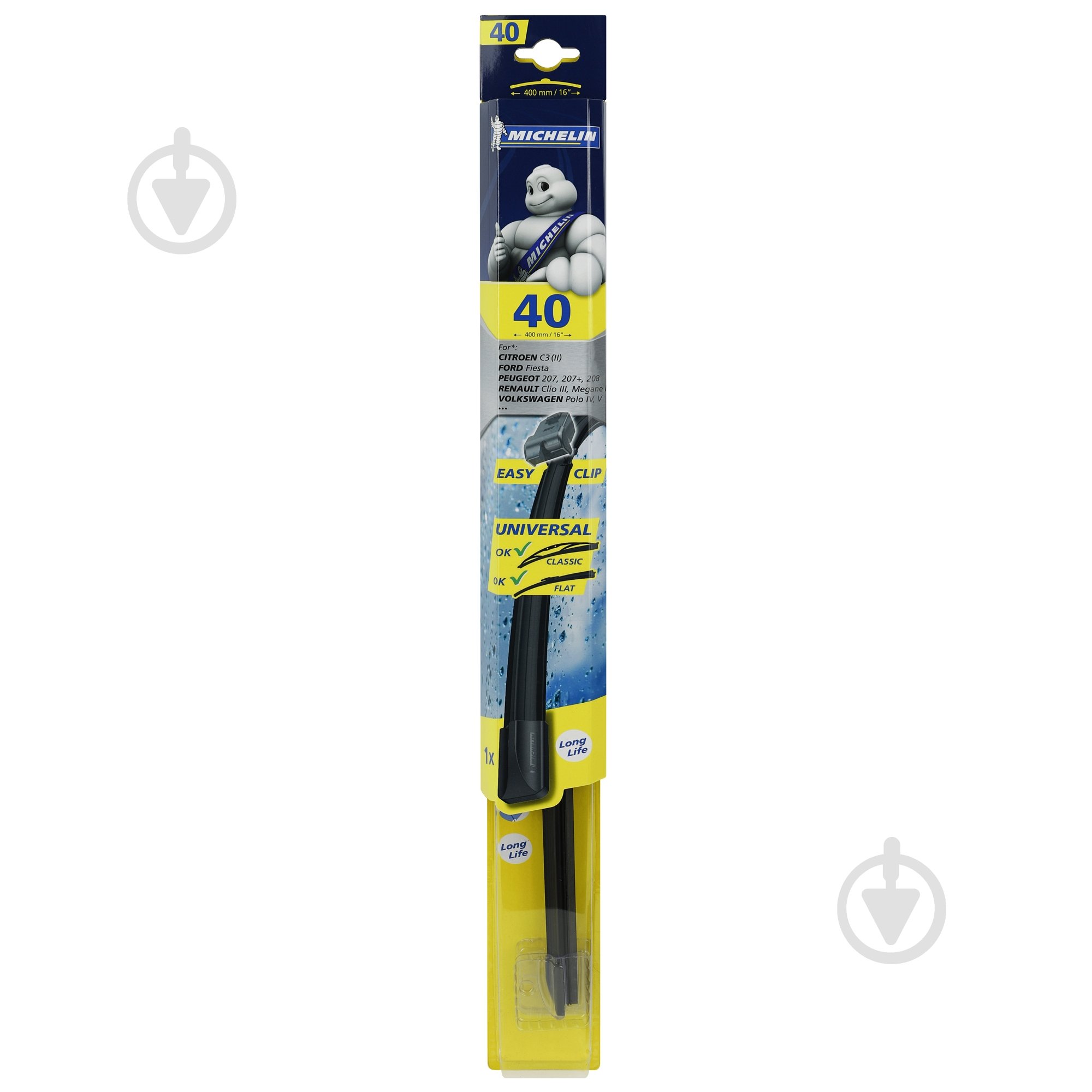 Щетка стеклоочистителя Michelin Total Performance Flat 16" 400 мм 1 шт. - фото 3 Щетка стеклоочистителя Michelin Total Performance Flat 16" 400 мм 1 шт. - фото 3