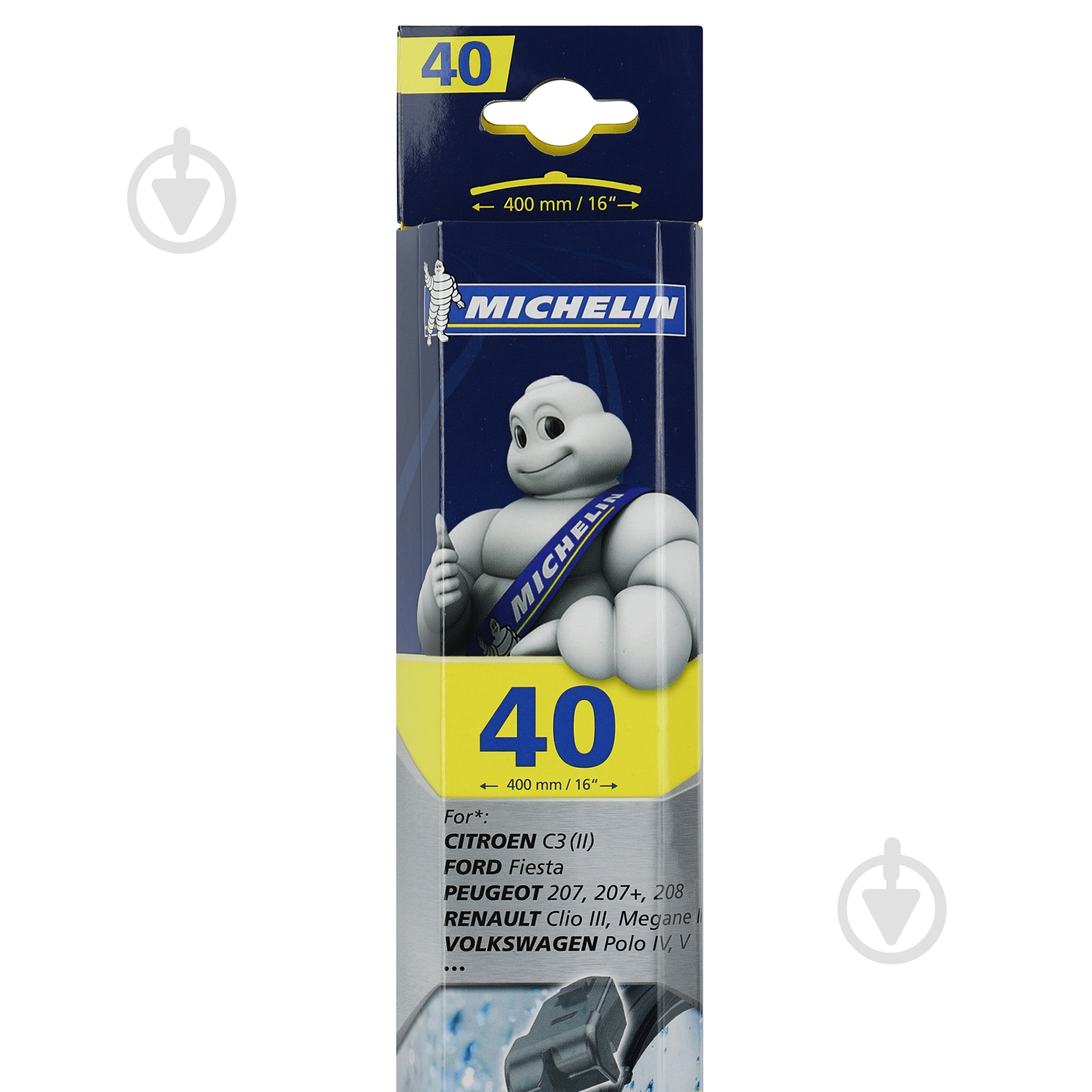 Щетка стеклоочистителя Michelin Total Performance Flat 16" 400 мм 1 шт. - фото 4 Щетка стеклоочистителя Michelin Total Performance Flat 16" 400 мм 1 шт. - фото 4