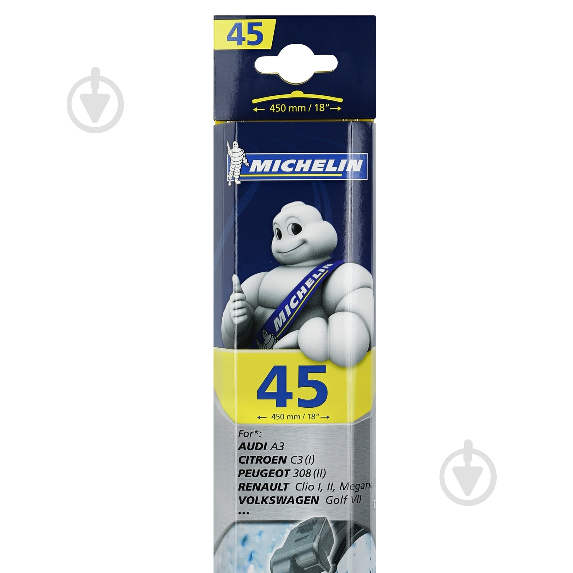 Щетка стеклоочистителя Michelin Total Performance Flat 18" 450 мм 1 шт. - фото 4