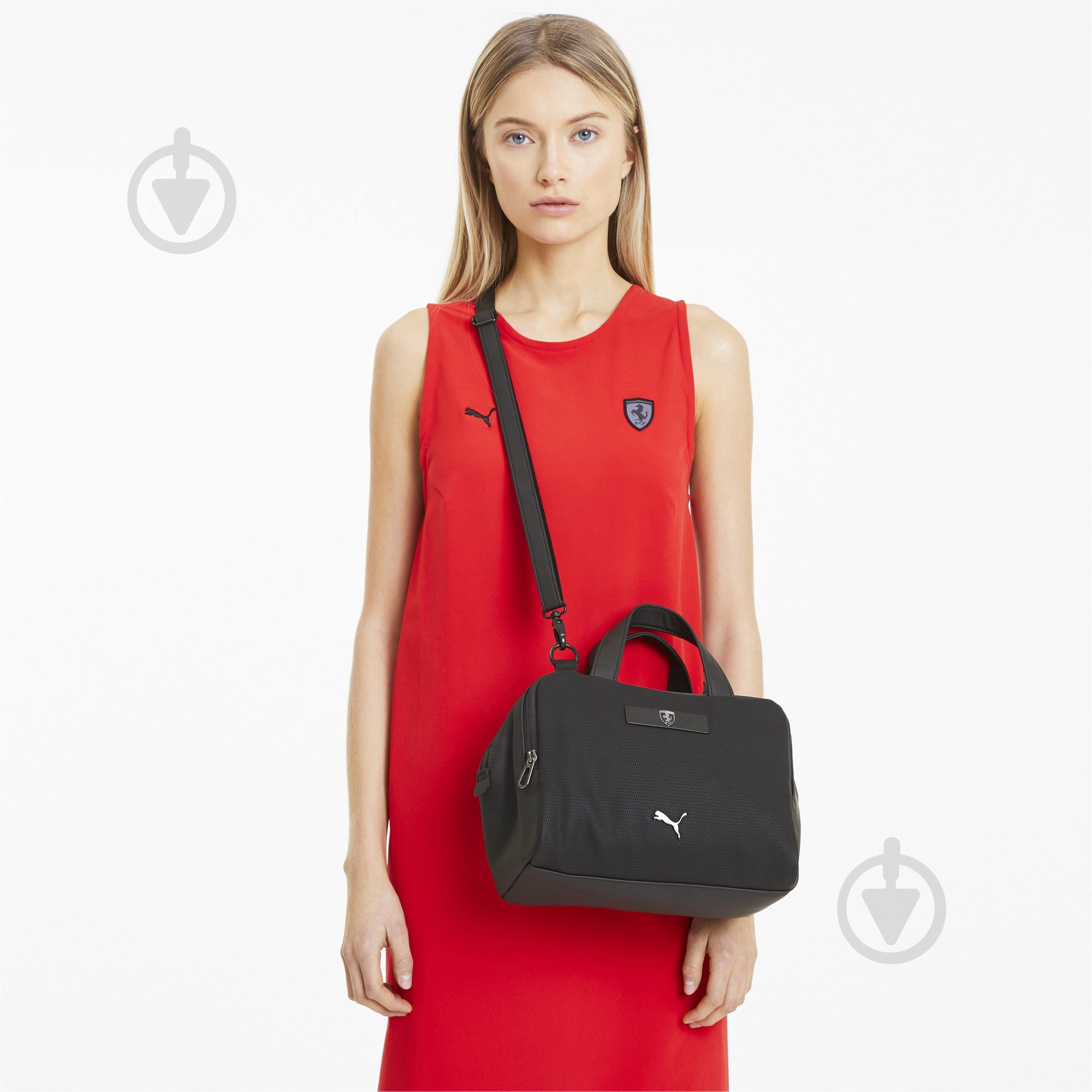 Сумка Puma Ferrari LS Handbag SS20 7688001 черный - фото 3 Сумка Puma Ferrari LS Handbag SS20 7688001 черный - фото 3