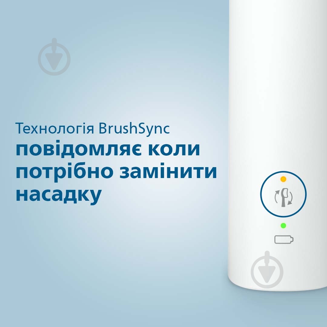 Електрична зубна щітка Philips Sonicare 3100 HX3673/13 - фото 10