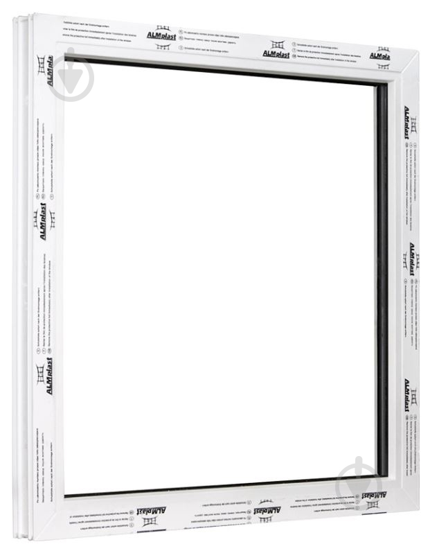 Окно глухое ALMplast 4K 500x500 мм без открывания - фото 2 Окно глухое ALMplast 4K 500x500 мм без открывания - фото 2