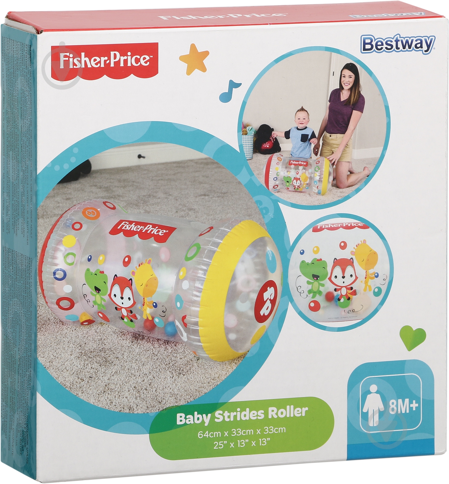 Игрушка Bestway надувний ролик 64x33x33 см - фото 2