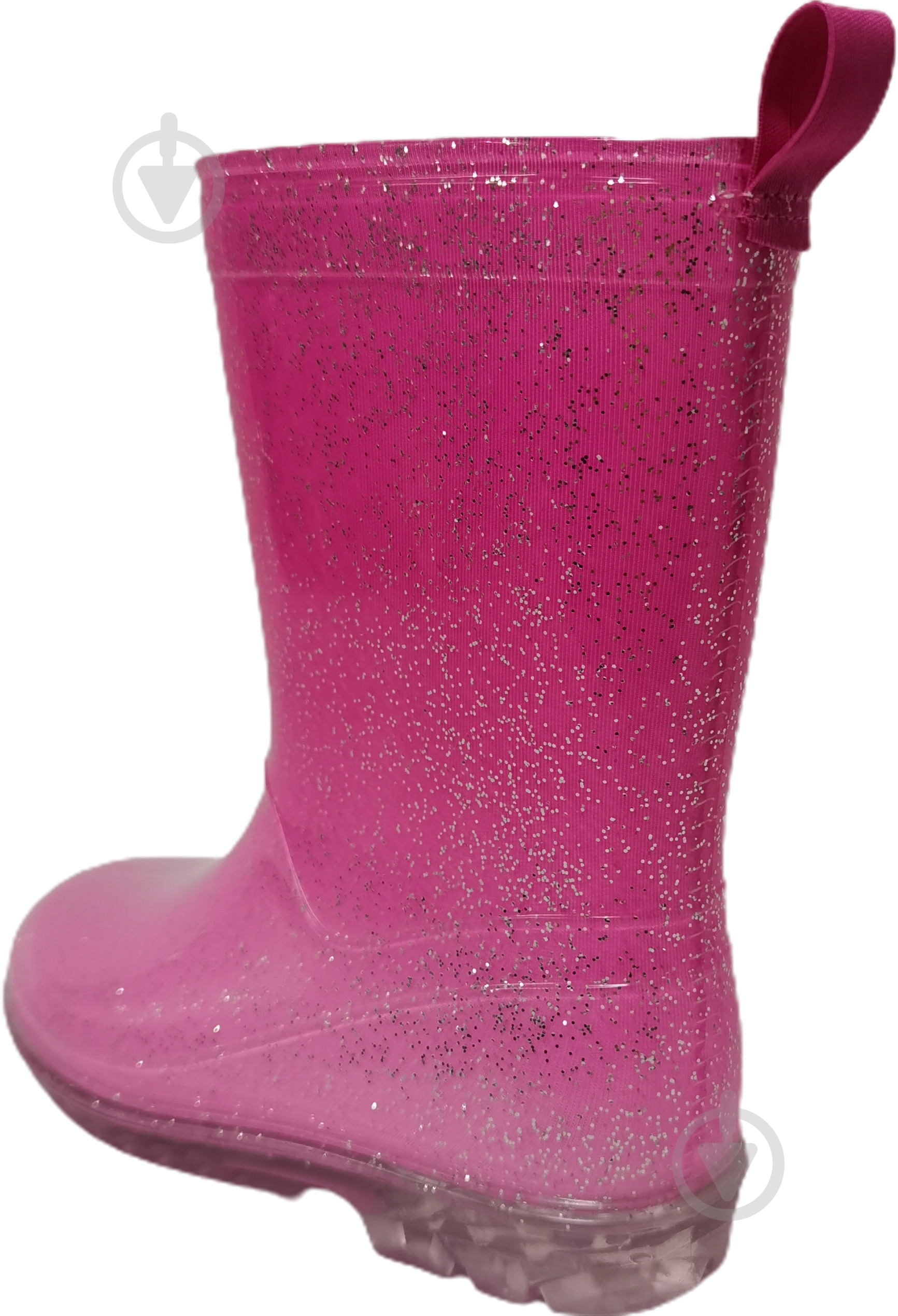 Сапоги резиновые для девочек YuMin Блеск размер 31 розовый - фото 3