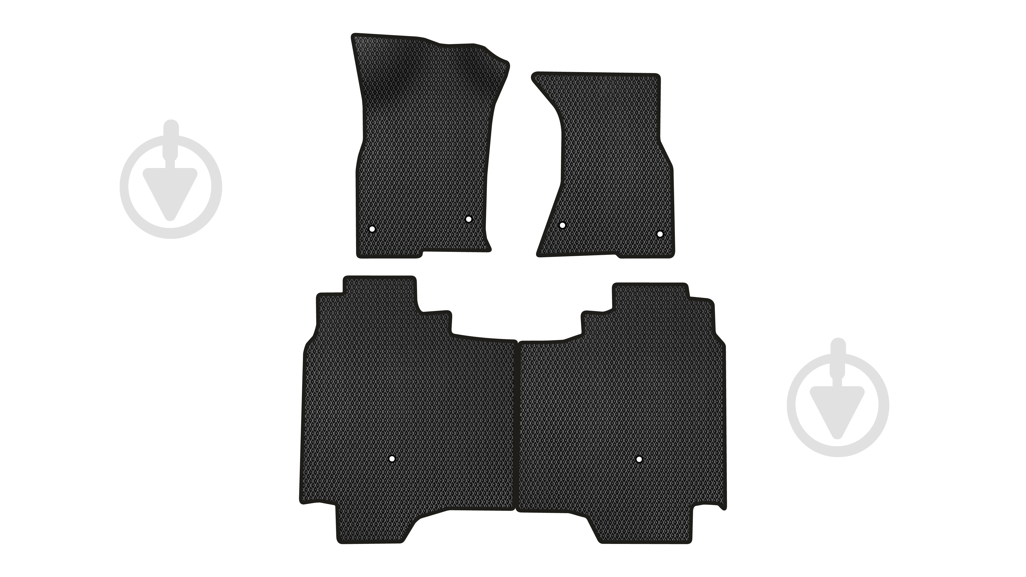 Коврики автомобильные EVAtech Dodge Ram 2002-2009 (DE42438PC4FC6RBB) модельные - фото 1