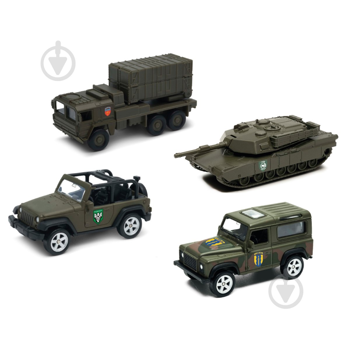 Мини-модель TechnoDrive 1:32 Шевроны Героев S2 в ассортименте 250350W2 - фото 1 Мини-модель TechnoDrive 1:32 Шевроны Героев S2 в ассортименте 250350W2 - фото 1