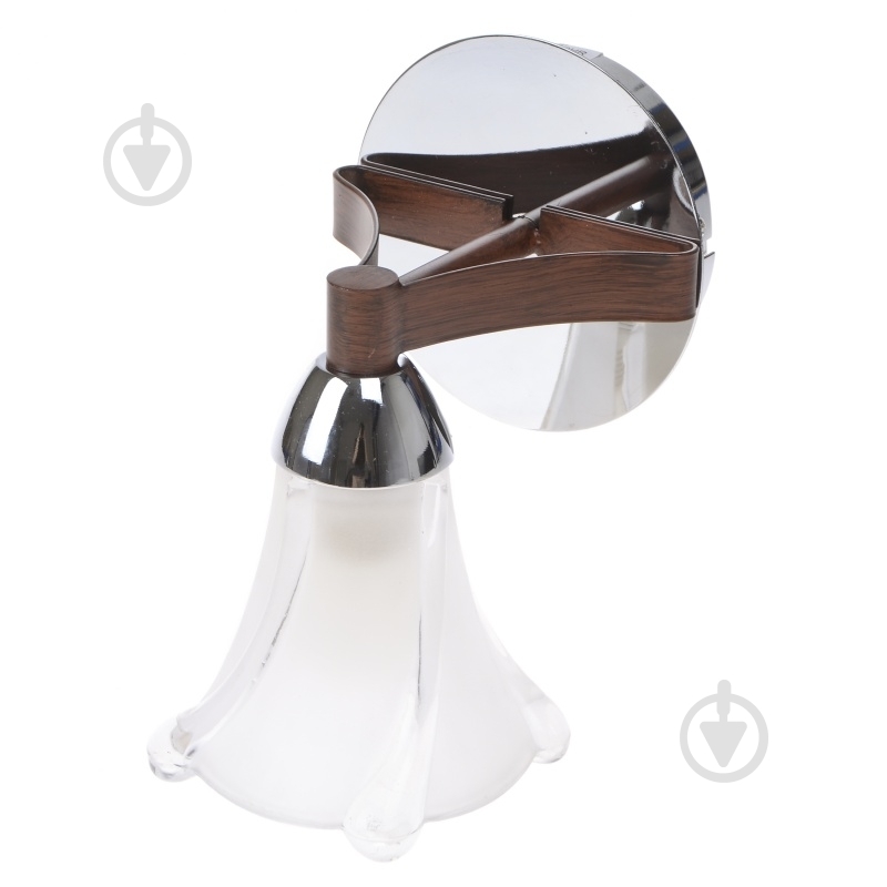 Бра Brille BR-376W/1 60 Вт E14 хром yl247 - фото 1