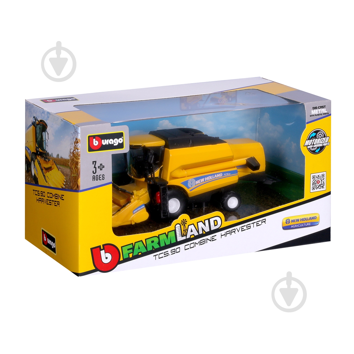 ᐉ Модель Bburago Зернозбиральний комбайн New Holland TC5.90 (з
