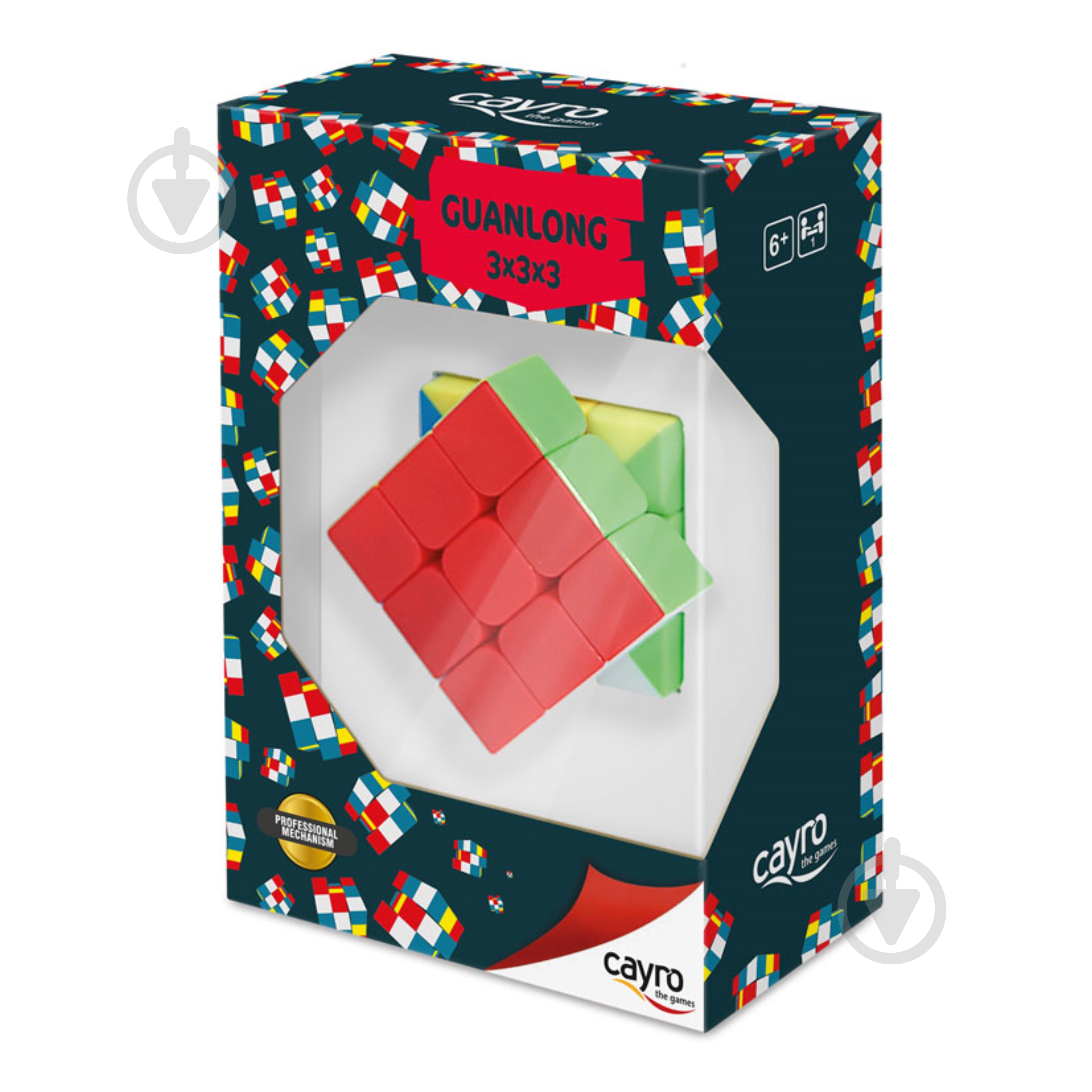 Головоломка CAYRO Рубика 3х3 классический 8306 - фото 1