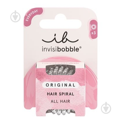 Резинка-браслет Invisibobble ORIGINAL Crystal Clear 3 шт. - фото 1 Резинка-браслет Invisibobble ORIGINAL Crystal Clear 3 шт. - фото 1