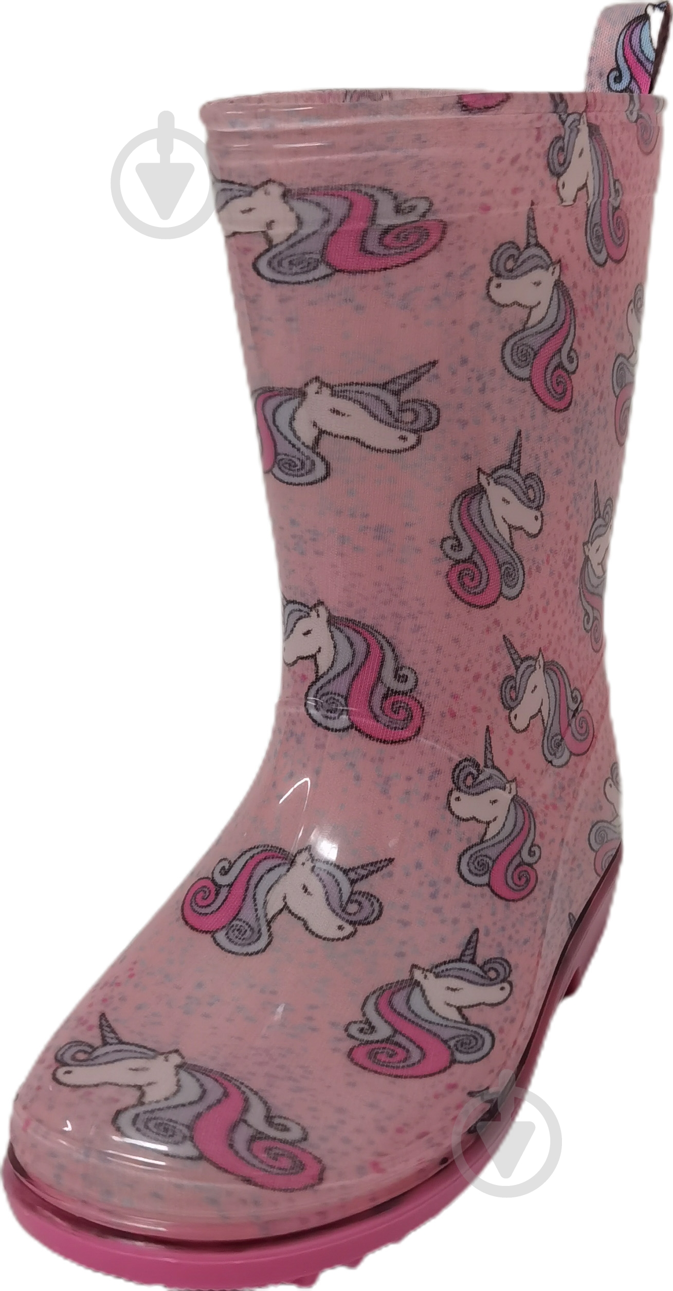 Сапоги резиновые для девочек YuMin Единорог размер 32 розовый - фото 2