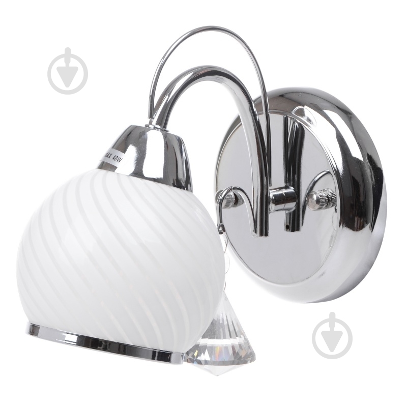 Бра Brille LK-214W 40 Вт E14 хром l53-004 - фото 1
