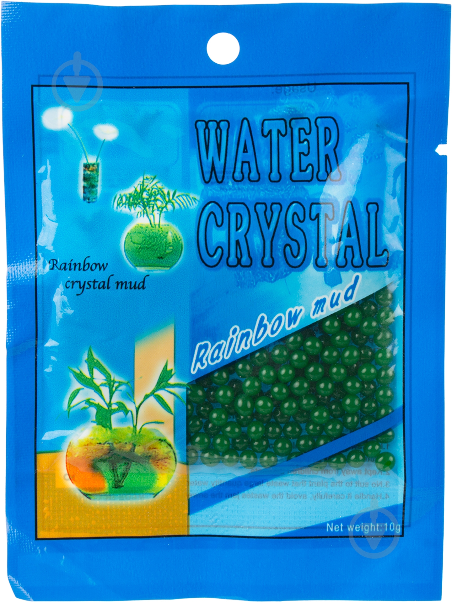 Гидрогель декоративный Water crystal зеленый 10 г - фото 1