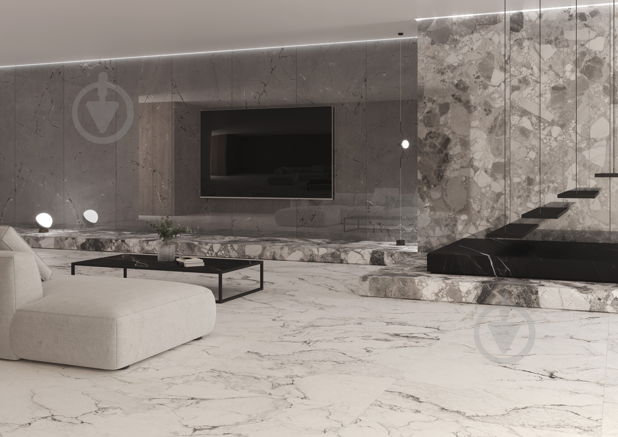 Плитка PERONDA Sublime Thunder 60х120 см (EP) - фото 9