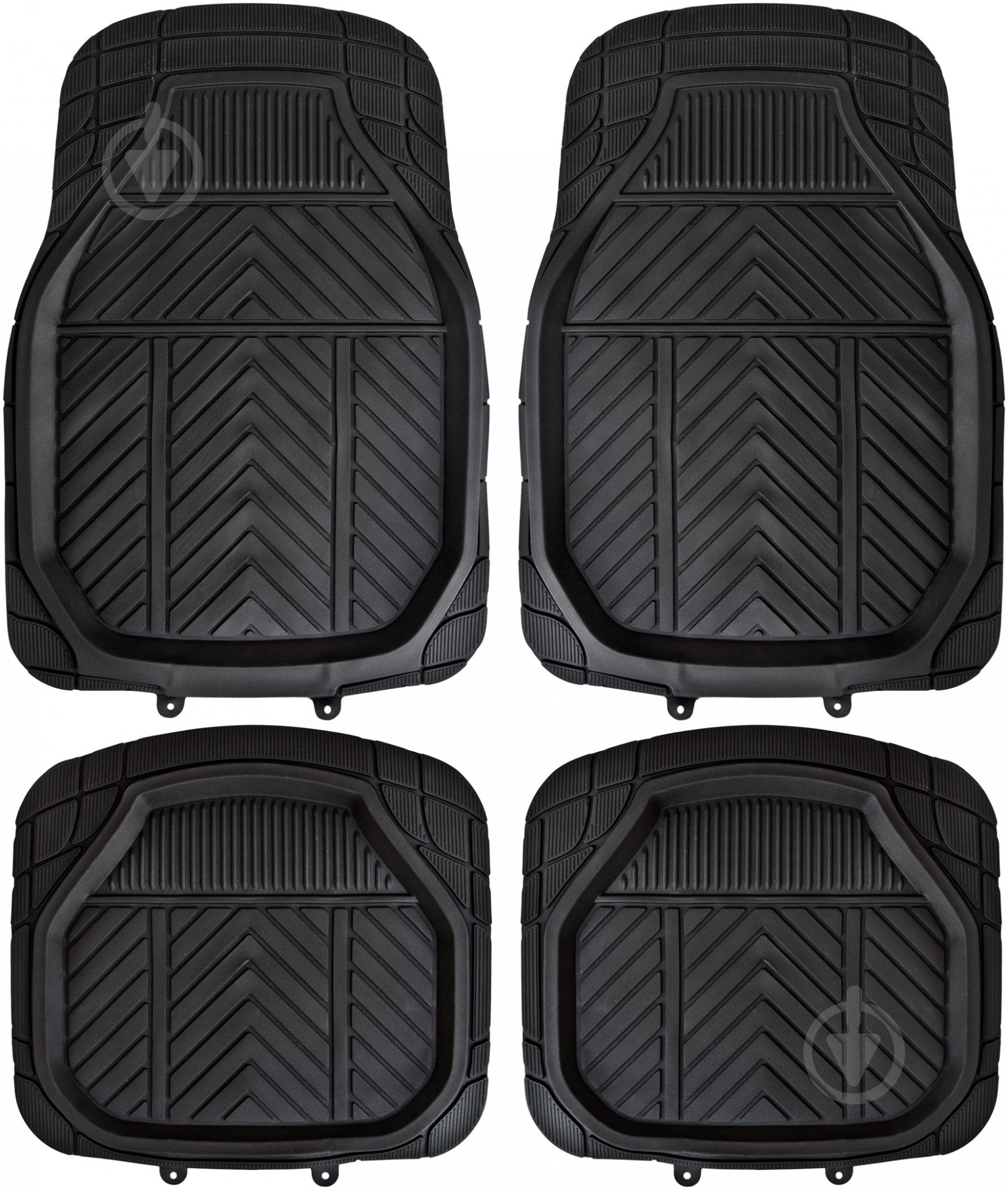 Коврики автомобильные Vitol черные универсальные - фото 1 Коврики автомобильные Vitol черные универсальные - фото 1