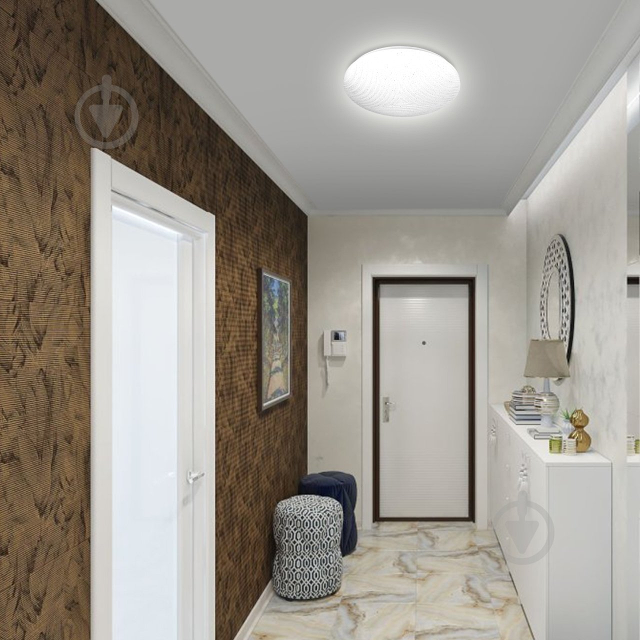 Світильник світлодіодний Eurolamp Deco Chantrieri N9 24 Вт білий 4000 К LED-ER-24W-N9 - фото 4