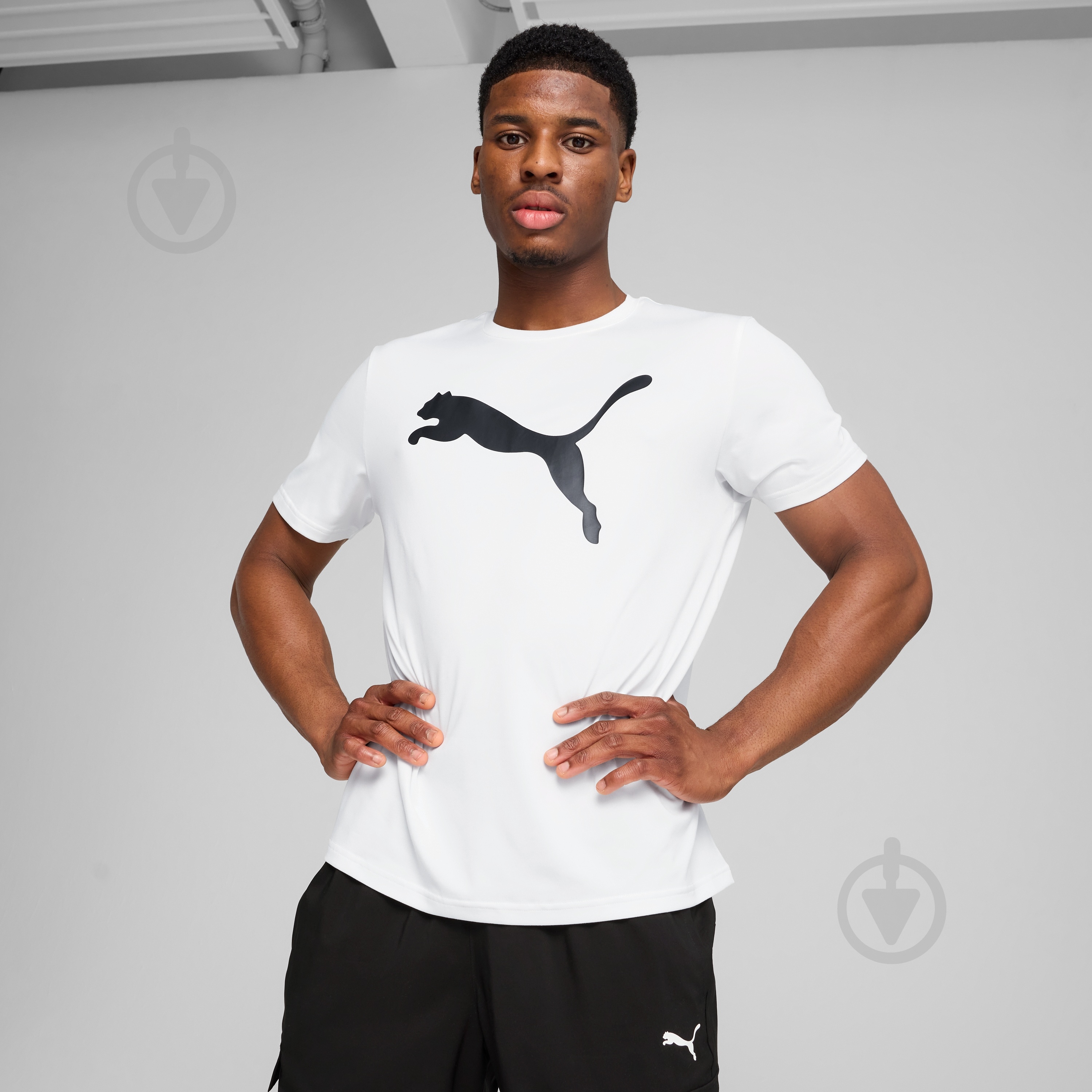 Футболка Puma M TAD ESSENTIALS Solid Cat Tee (CF big cat) 52592102 р.M белый - фото 3
