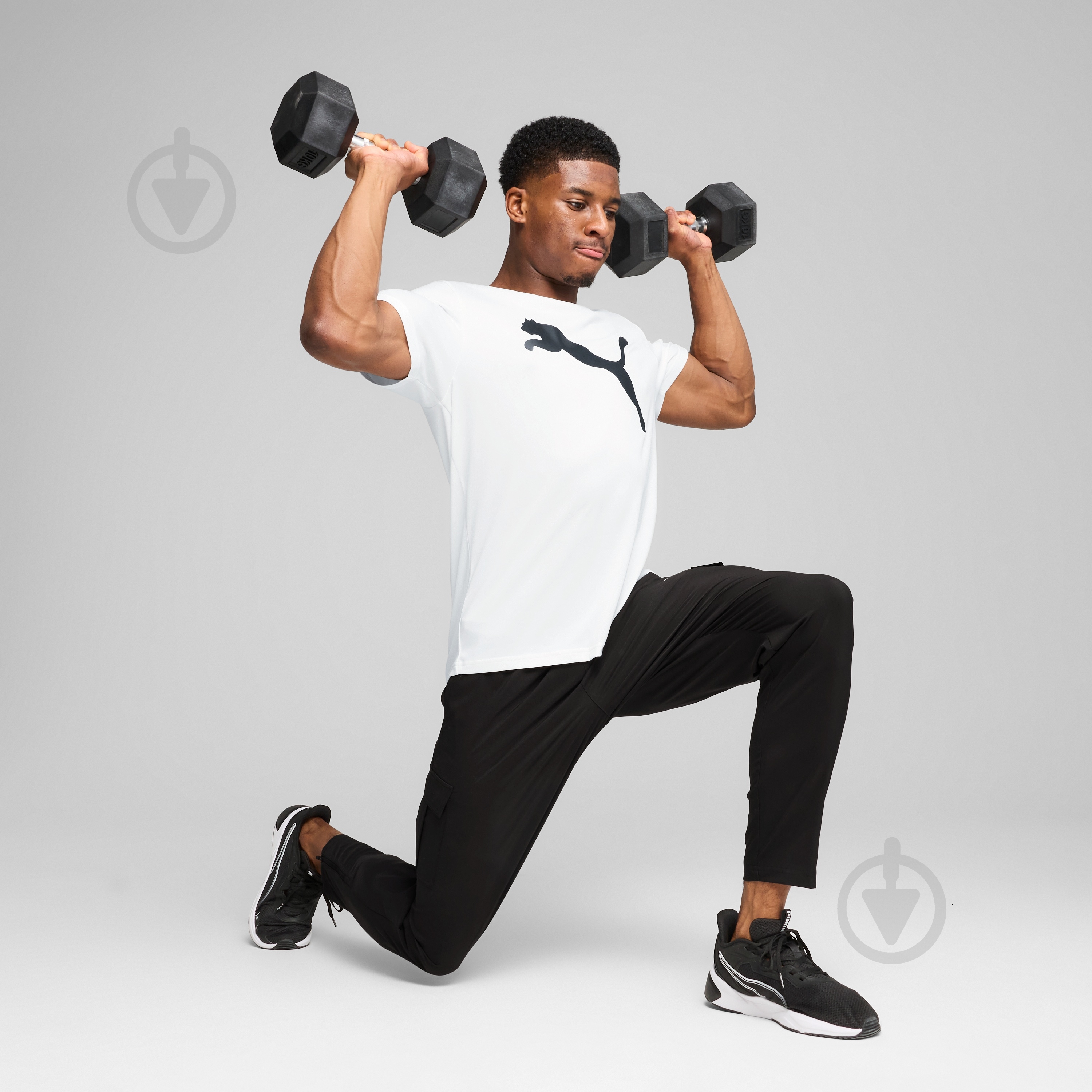 Футболка Puma M TAD ESSENTIALS Solid Cat Tee (CF big cat) 52592102 р.M белый - фото 5