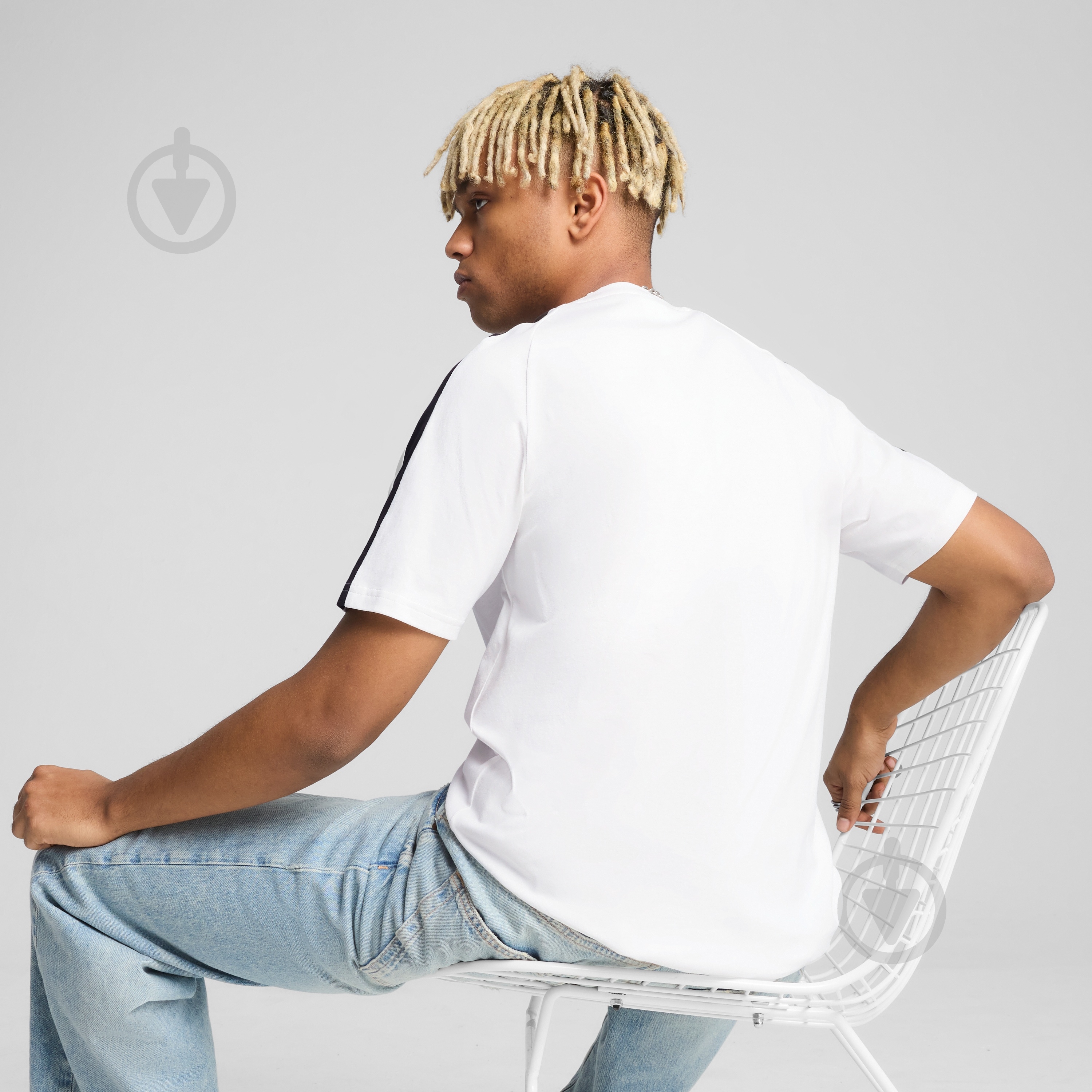 Футболка Puma T7 Tee 62959202 р.M белый - фото 4 Футболка Puma T7 Tee 62959202 р.M белый - фото 4