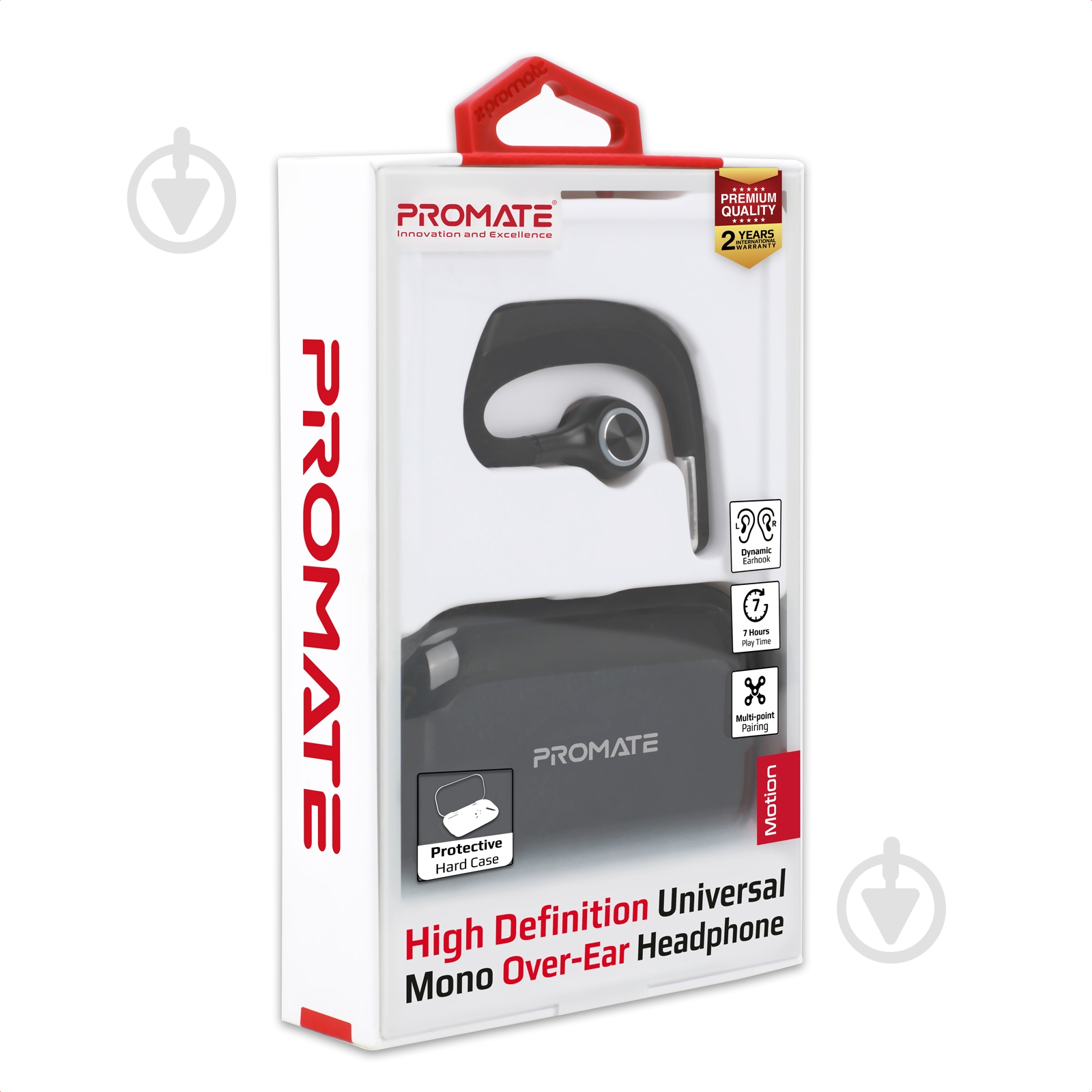 УЦІНКА! Bluetooth-гарнітура Promate Motion black motion.black (УЦ №6) - фото 9 УЦІНКА! Bluetooth-гарнітура Promate Motion black motion.black (УЦ №6) - фото 9