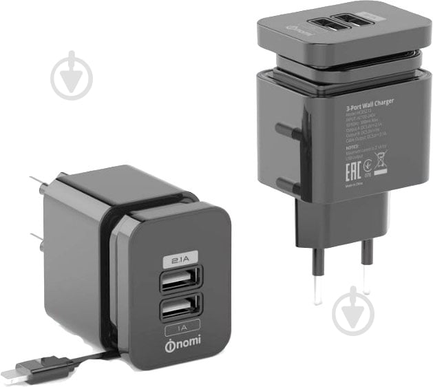 Зарядное устройство Nomi HC05213 black - фото 3